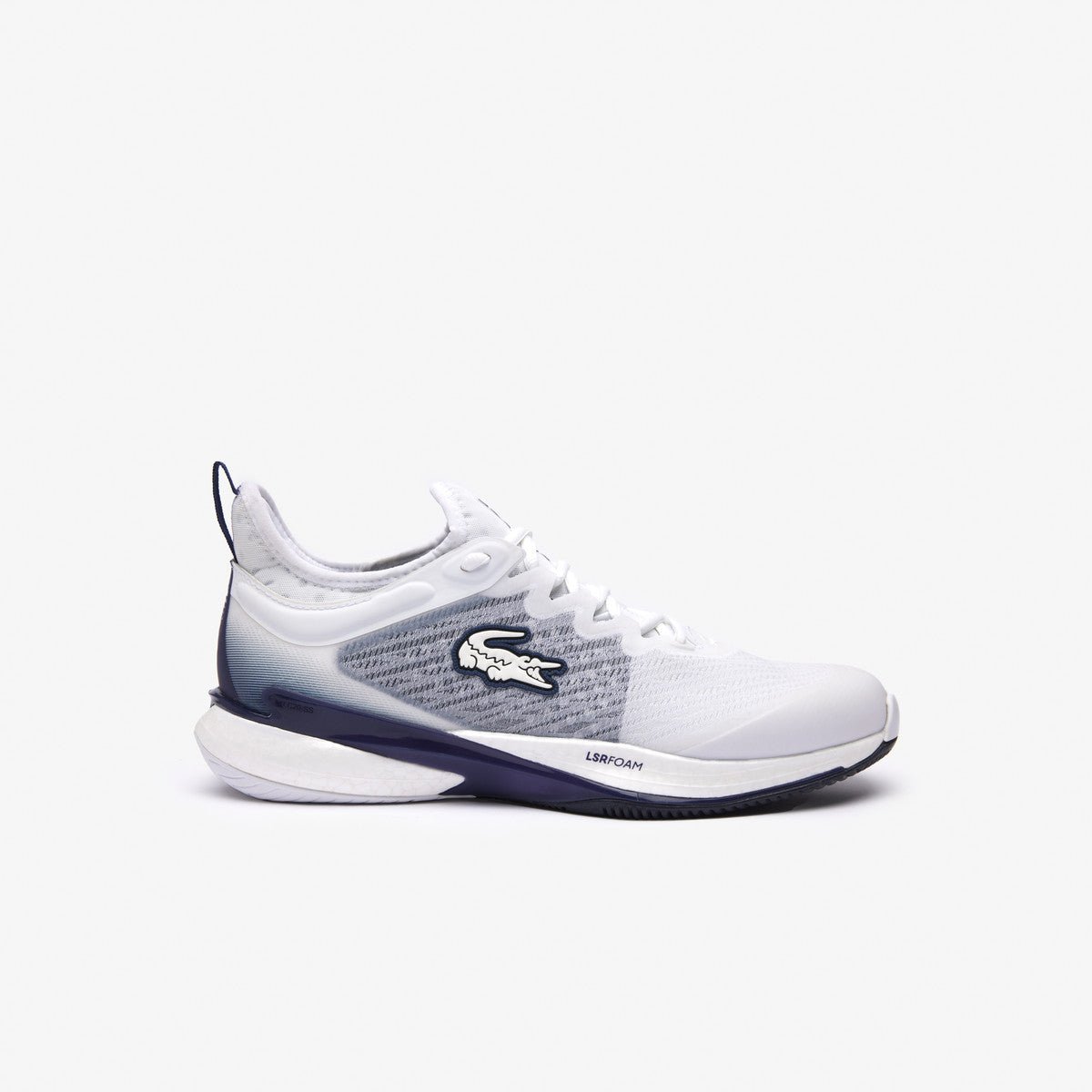 Lacoste AG LT23 Lite Men's Tennis Shoes White & Blue - Lightweight Comfort for Casual Wear, Gym & Court Sports
