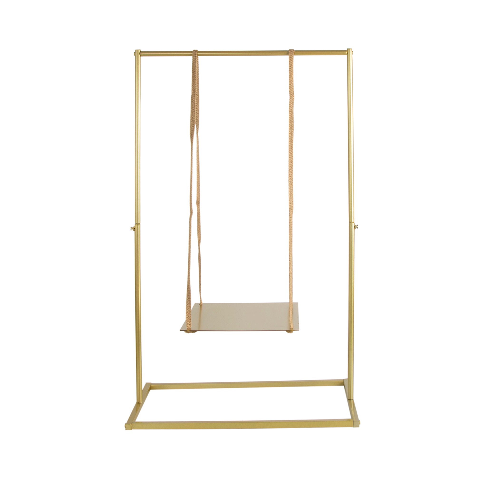 Gold Metal Cake Stand Swing - Elegant Tiered Dessert Display for Weddings, Parties & Home Decor
