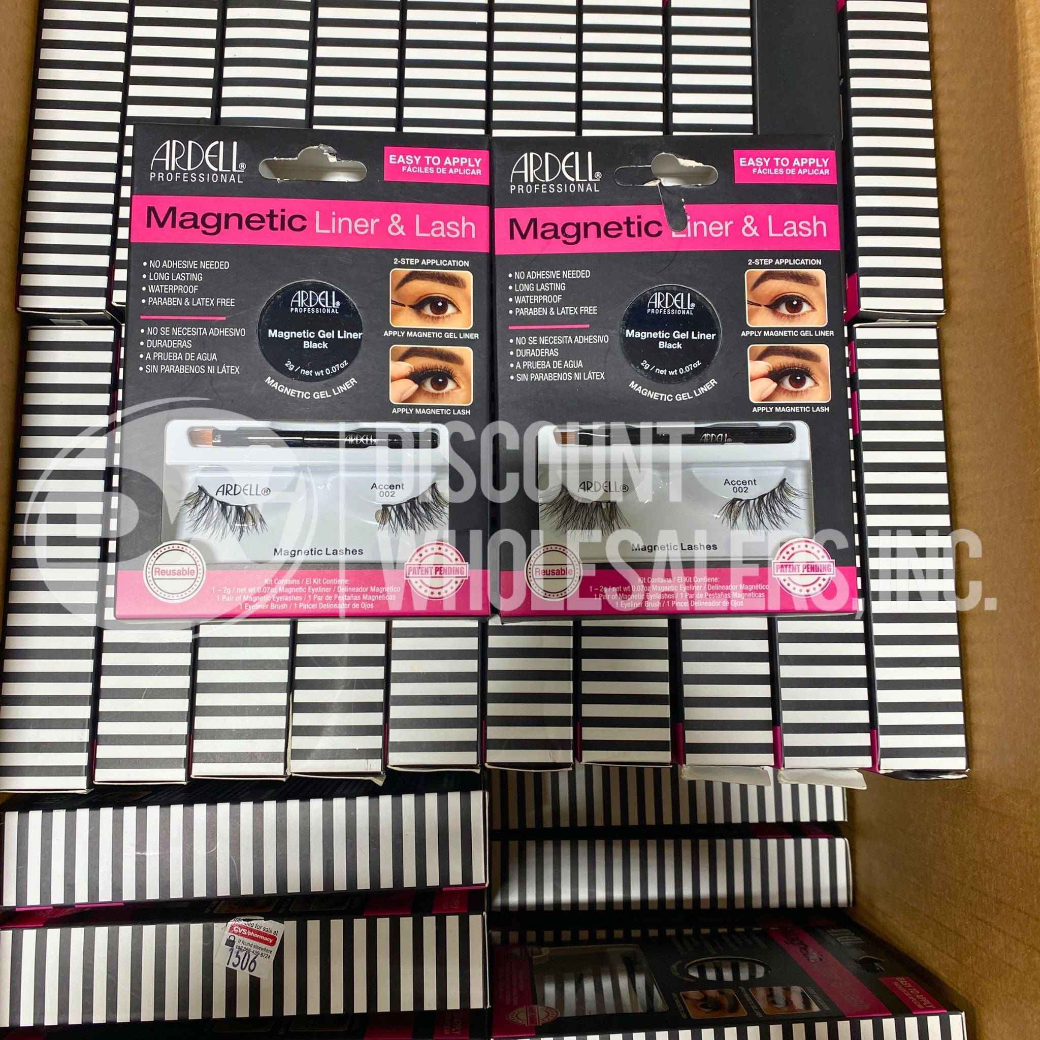 Ardell Magnetic Eyeliner & False Lashes Kit - 50 Pcs (Demi Wispies Style) for Dramatic Eye Makeup - Perfect for Parties, Weddings & Special Occasions