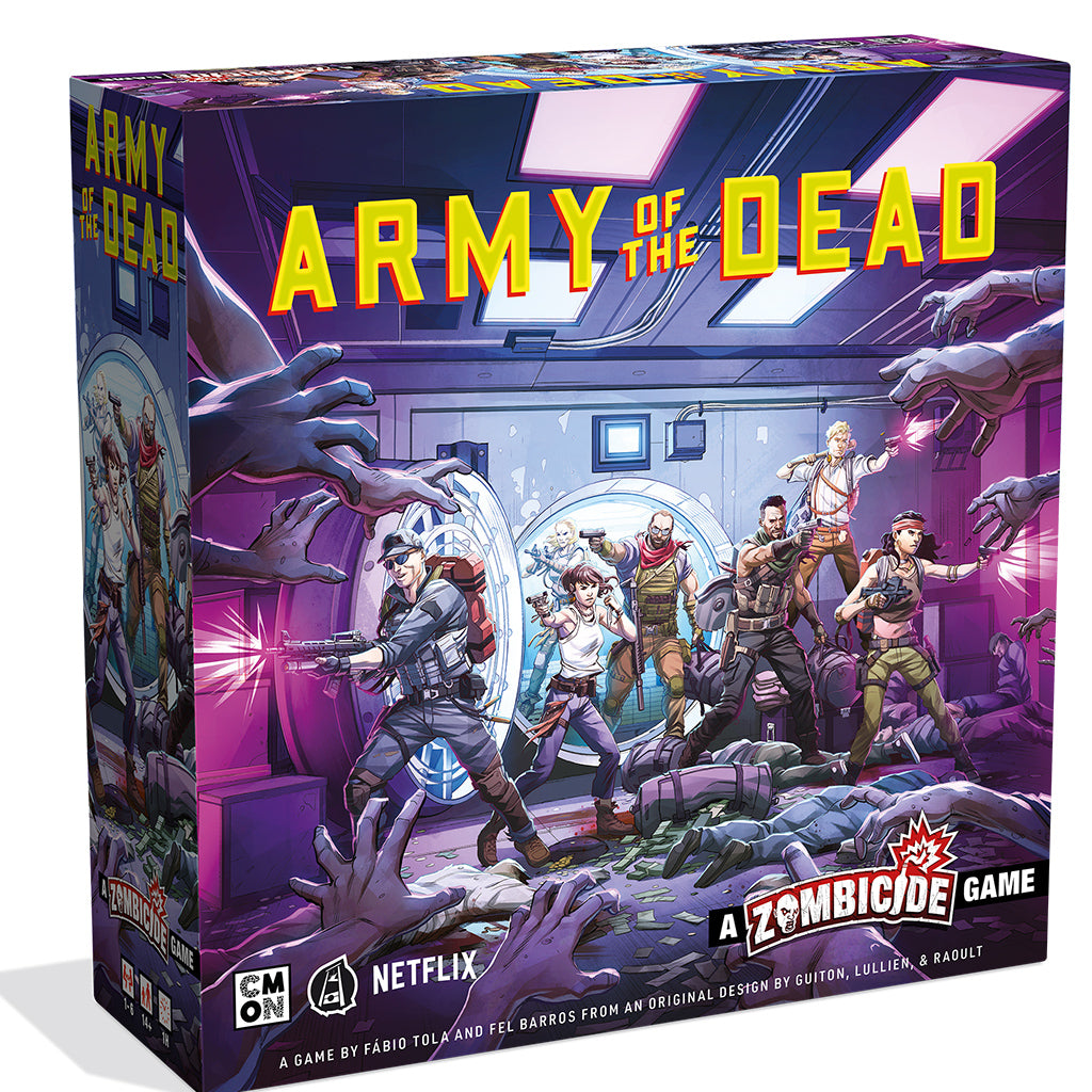Army of the Dead Zombicide Board Game - Cooperative Survival Horror Game for Adults & Teens - Perfect for Game Nights & Zombie-Themed Parties