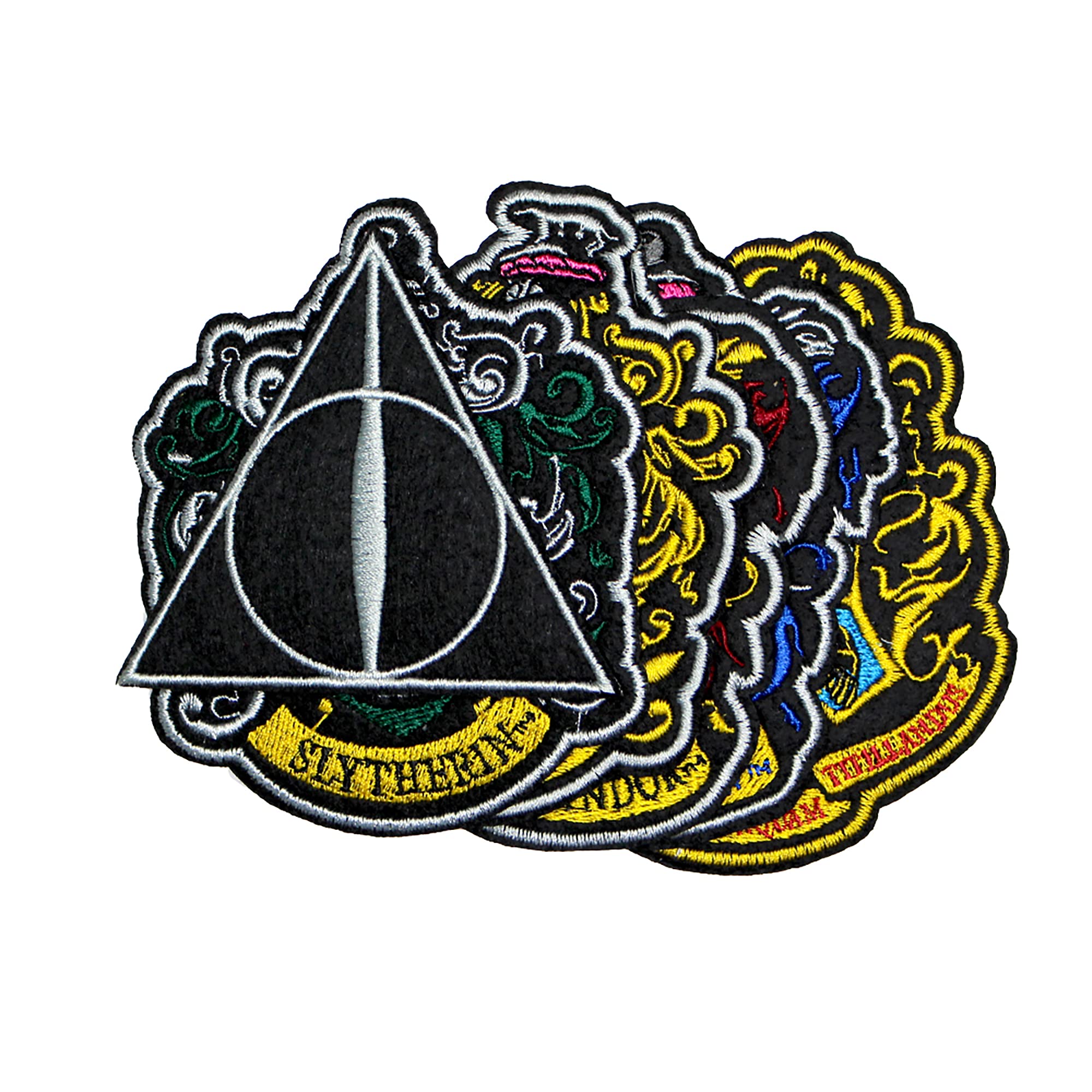 Official Licensed Harry Potter Hogwarts Crest Iron-On Patch - Cinereplicas Deluxe Embroidered Badge for Backpacks, Jackets & DIY Crafts