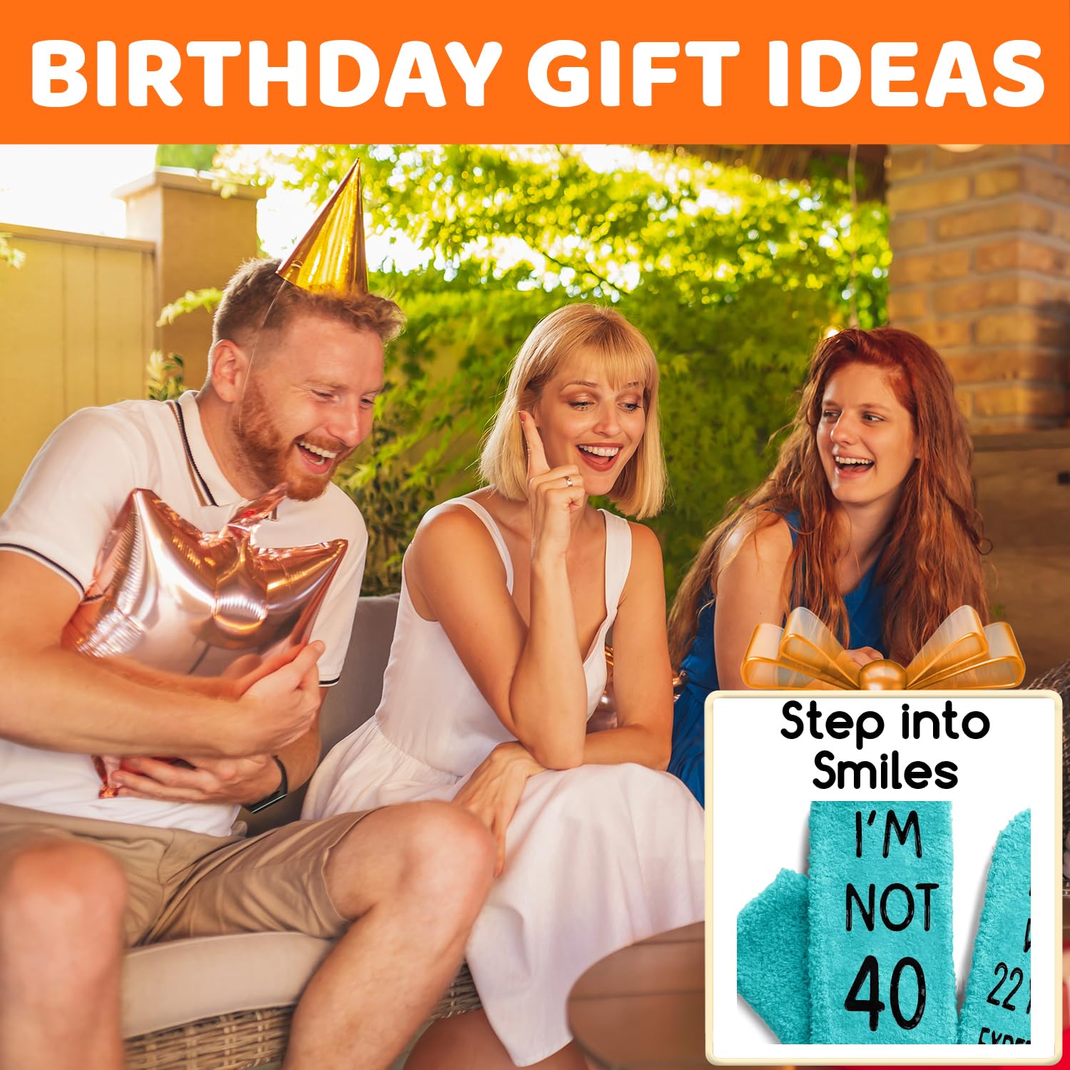 HappyPop Funny Birthday Socks for Women & Men - Novelty 30s 40s Gifts (31-40 Years) - Perfect for Birthday Parties, Gag Gifts & Special Occasions