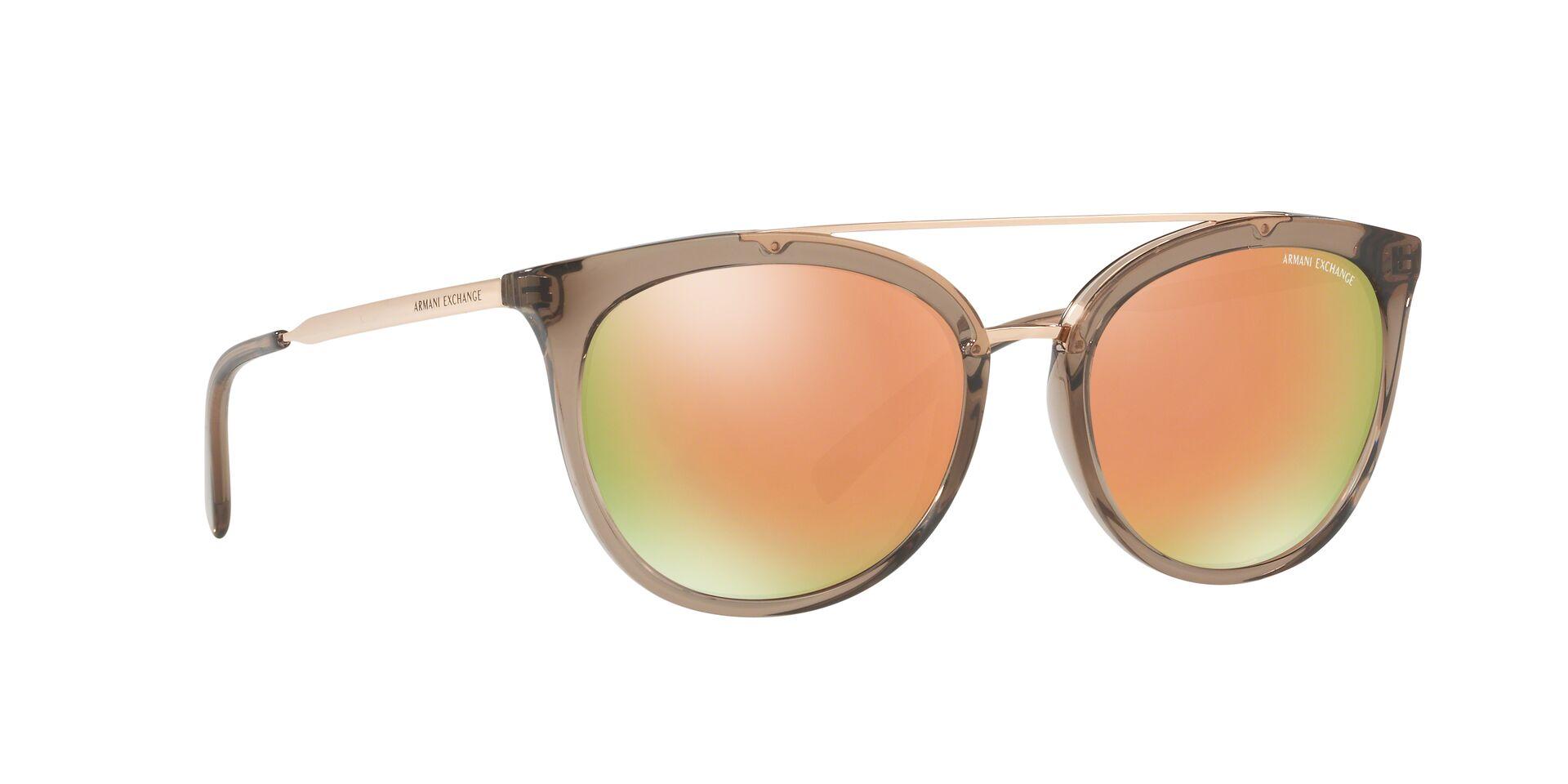 Armani Exchange 4068S Polarized Sunglasses for Men & Women - UV Protection, Fashion Aviator Style - Perfect for Driving, Beach & Outdoor Activities