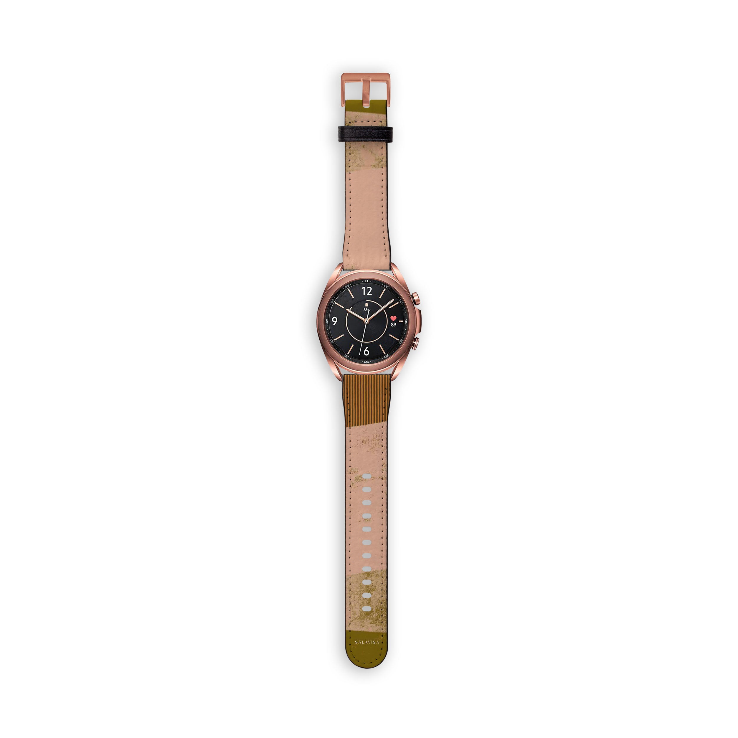 Organic Olive Green Galaxy Watch Band for Samsung Galaxy Watch - Eco-Friendly, Durable & Comfortable Strap for Workouts, Running & Everyday Wear