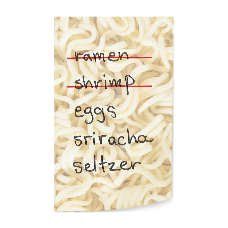 Fred Roll O' Notes Ramen Sticky Notes - 3 Pack Cute Japanese Noodle Memo Pads for Office, School & Home Organization - Fun Desk Stationery for Anime Lovers & Kawaii Fans