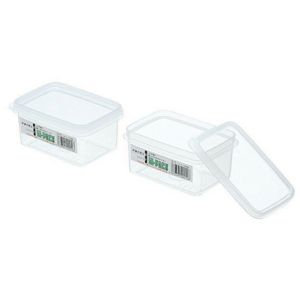 Entec Hi Pack Rectangular Stackable Food Storage Container 117x84mm - Airtight Kitchen Organizer for Meal Prep, Leftovers & Pantry Storage | BPA-Free Plastic Lunch Box with Secure Lid | Perfect for Home, Office & Picnics