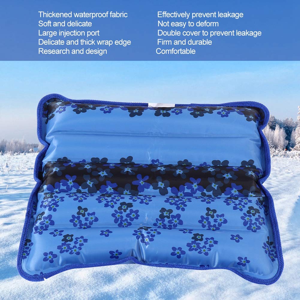 Cooling Mat & Ice Pillow for Chairs - Water-Filled Gel Pad for Adults, Kids, Babies - Portable Cooling Cushion for Office, Car, Travel & Home Use - Relieves Heat for Students & Workers