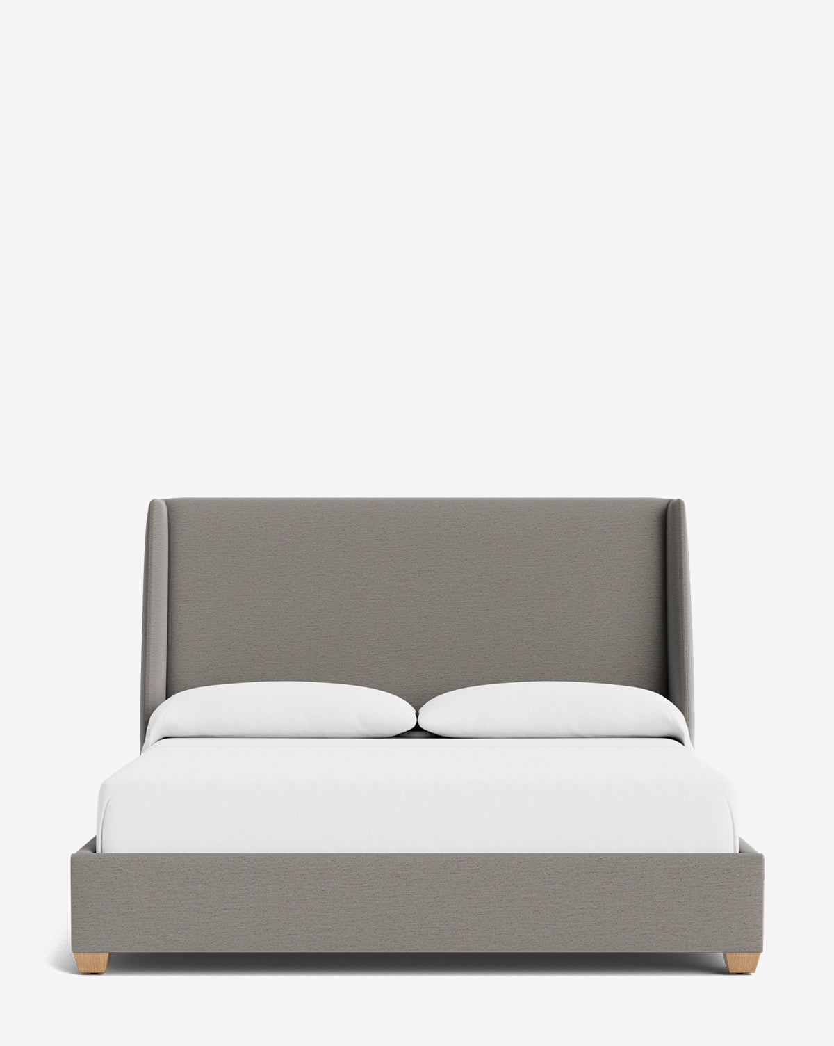 Walt Bed Tall Headboard - Queen Size Upholstered Bed Frame with Adjustable Height - Perfect for Modern Bedroom Decor & Small Spaces