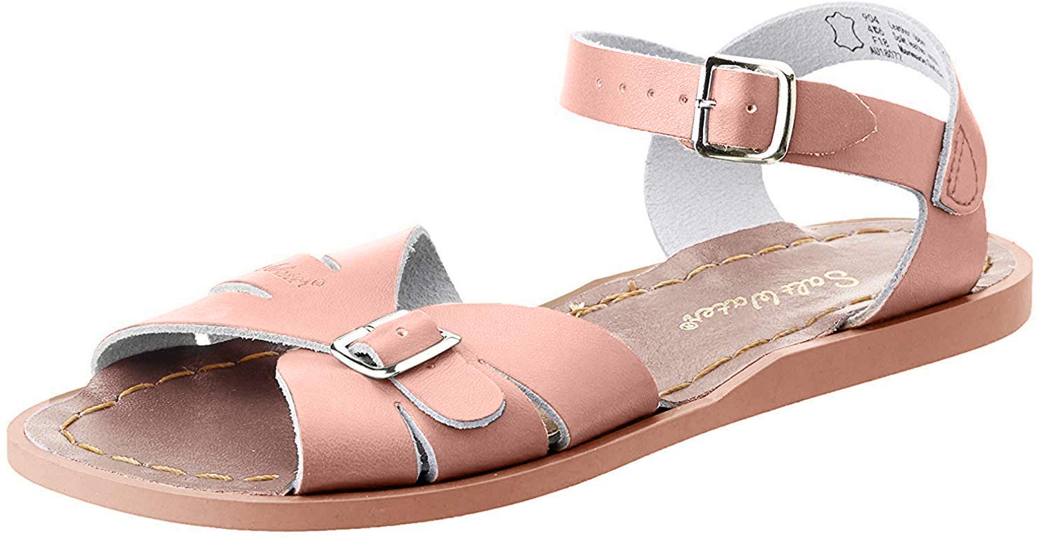 Unisex Kids Salt Water Classic Flat Sandals - Comfortable Beach & Pool Shoes for Boys & Girls - Perfect for Summer Vacations, Water Activities, and Casual Wear