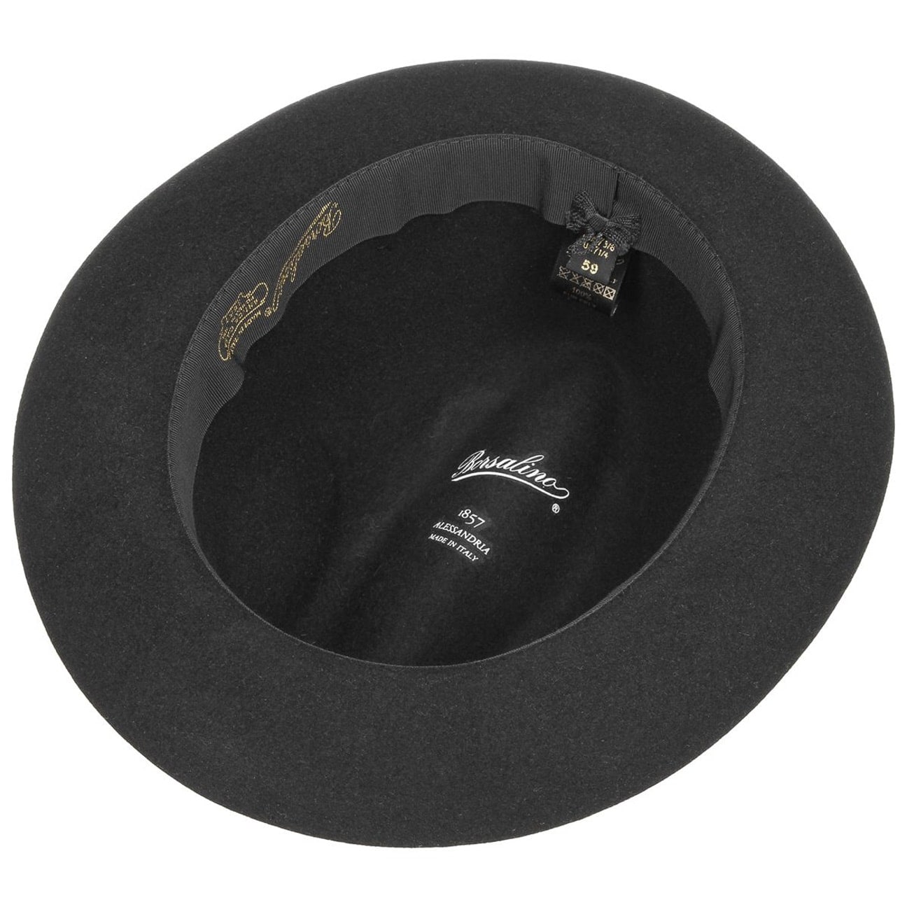 Borsalino Georgio Fur Felt Hat for Men - Classic Winter Fedora with Wide Brim - Perfect for Outdoor Events, Weddings & Cold Weather Fashion