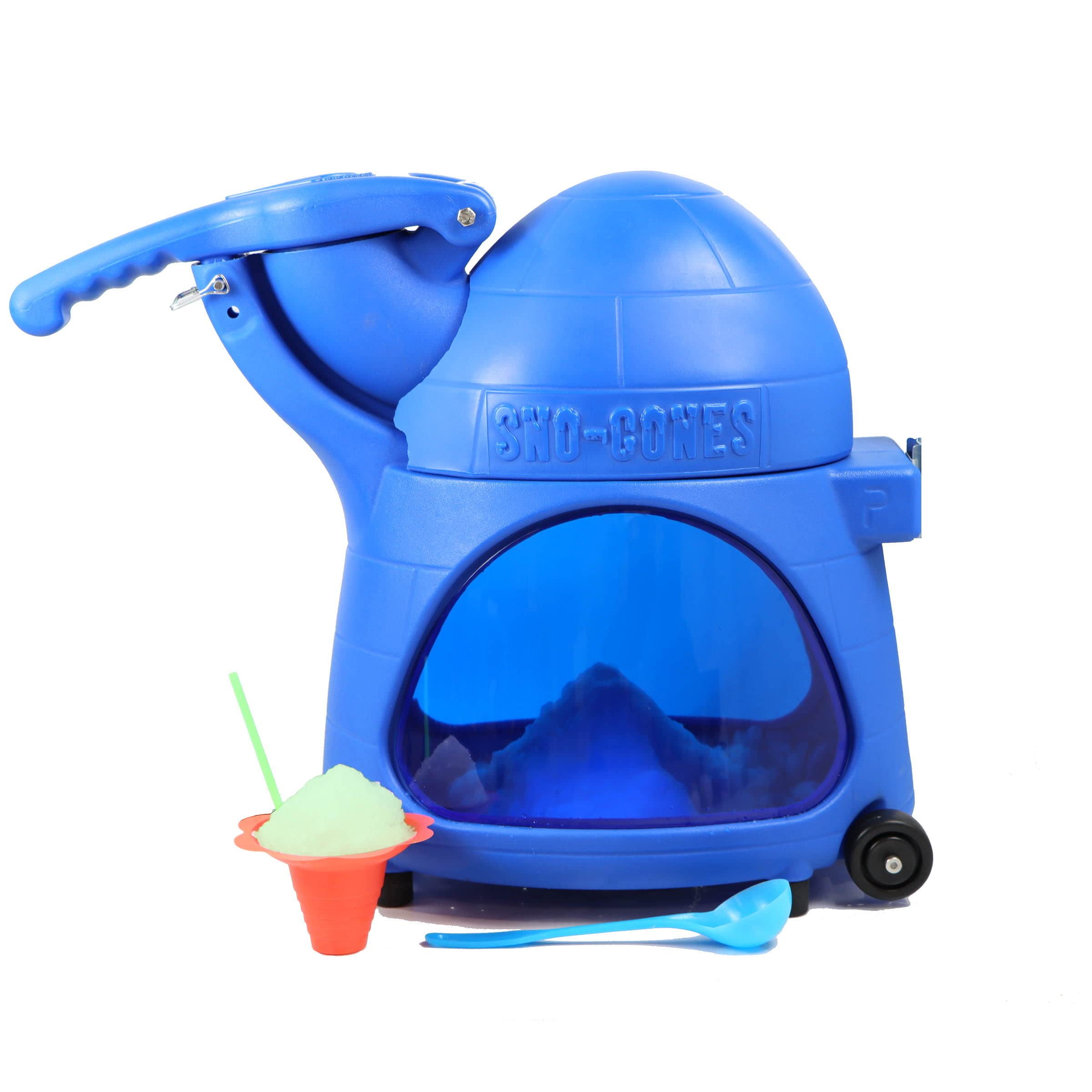 Commercial Snow Cone Machine - Heavy Duty Shaved Ice Maker for Professional Concessionaires | Perfect for Carnivals, Fairs, and Outdoor Events