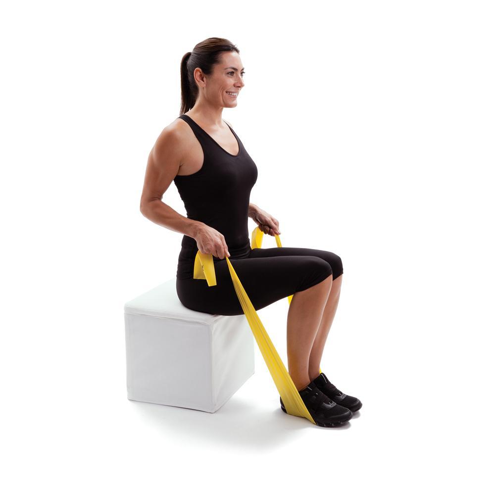 66Fit Exercise Resistance Bands - 46m Roll for Strength Training, Yoga, Pilates & Home Workouts - Stretchable Fitness Bands for Men & Women