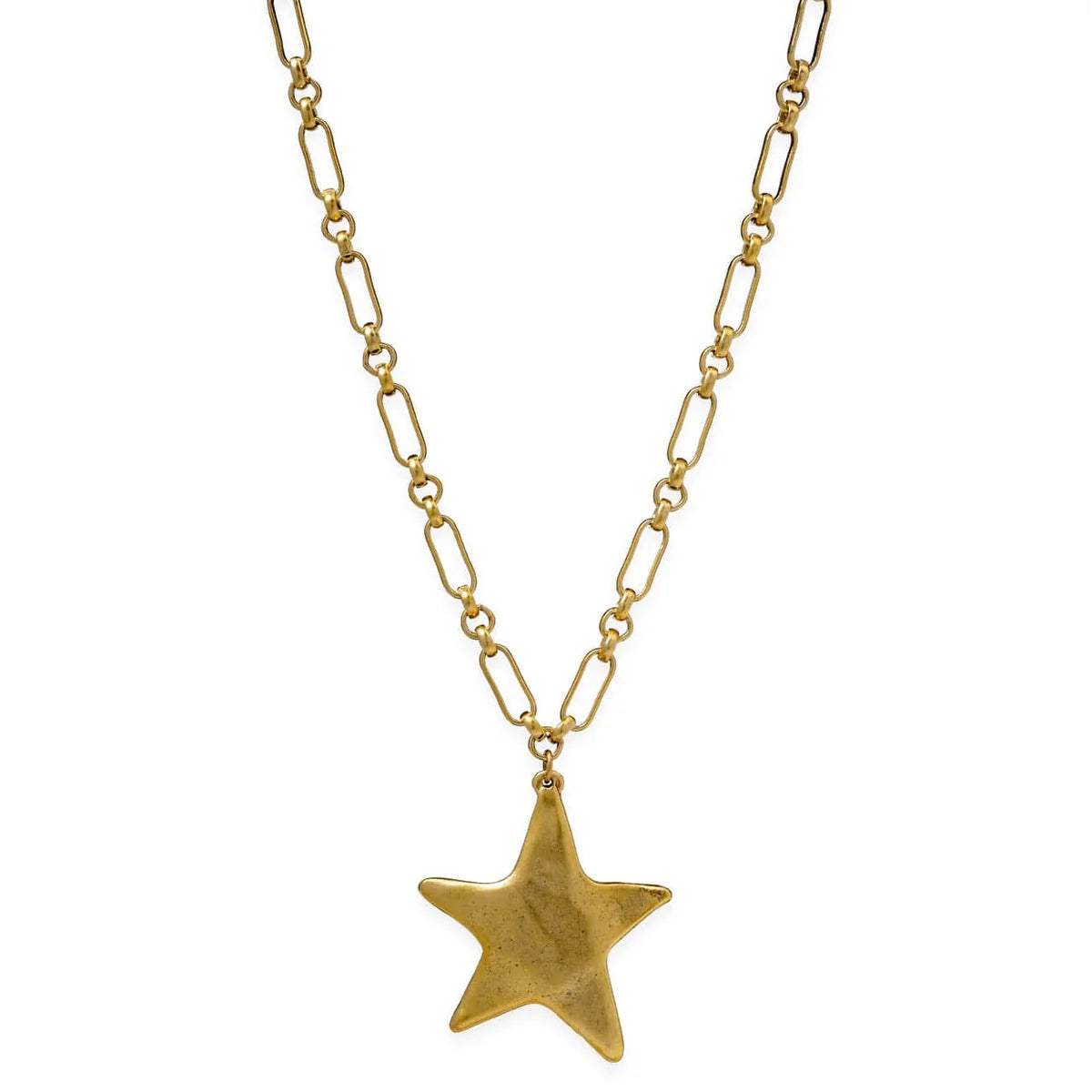 Bracha Luminary Star Gold Tone Necklace for Women - Elegant Layering Jewelry for Everyday Wear, Date Night & Special Occasions