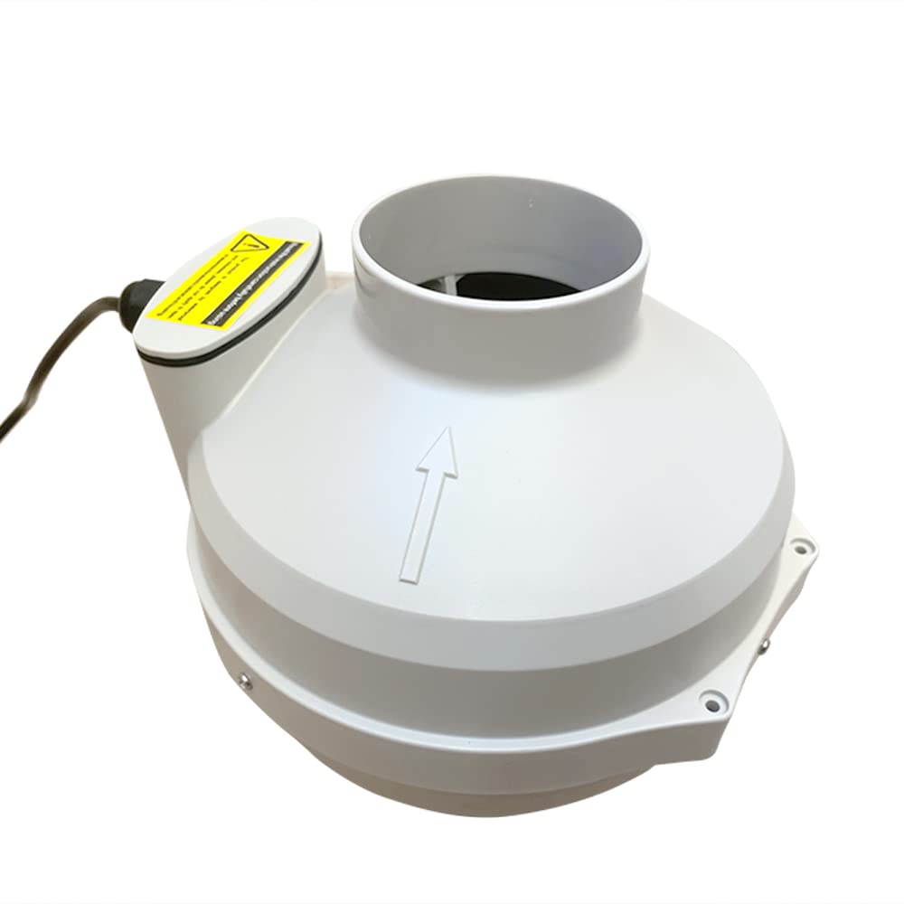 4 Inch Radon Fan Kit - DIY Radon Mitigation System for Basement & Crawl Space - Reduce Radon Gas Levels for Home Safety & Air Quality Improvement