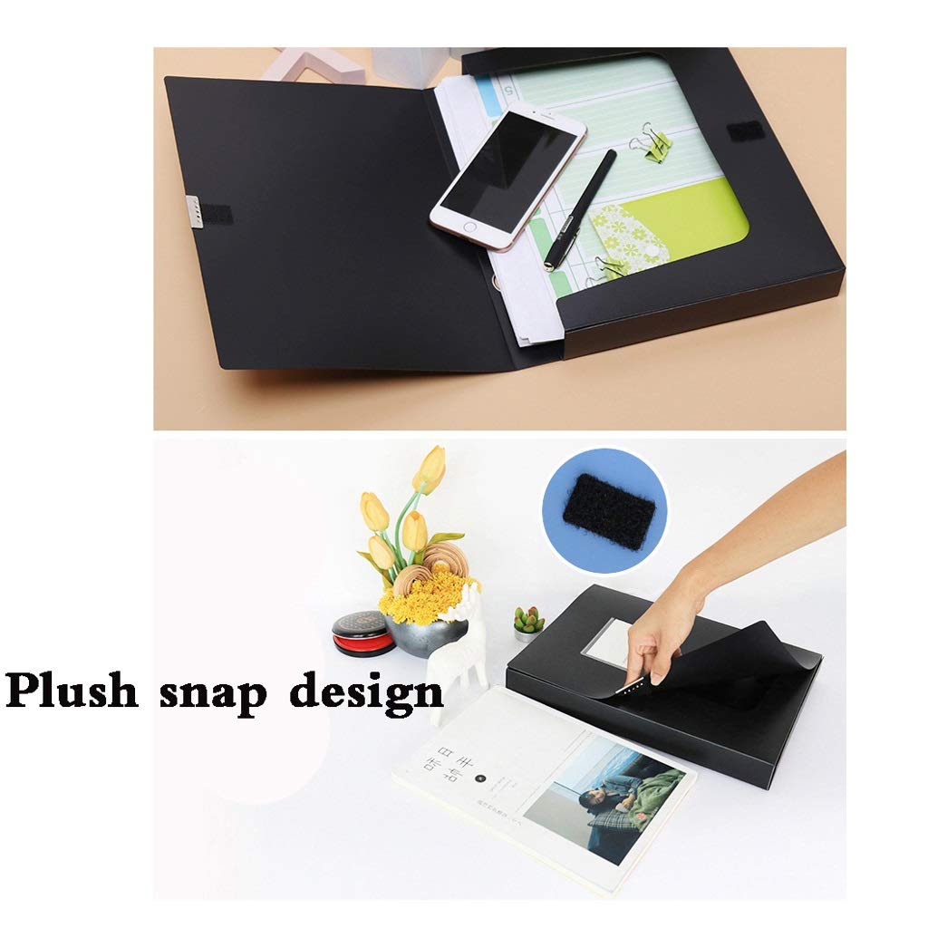 A4 Plastic File Storage Box with Lid - Office Supplies Organizer for Documents, Folders & Archives - Perfect for Home, Office & School Organization (75mm)