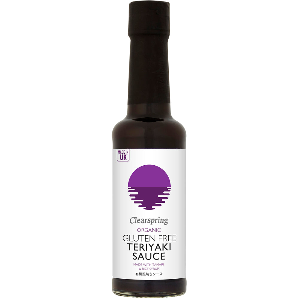 Organic Gluten-Free Teriyaki Sauce by Clearspring - 5.07oz (150ml) - Authentic Japanese Marinade for Stir Fry, Sushi & Asian Cooking - Vegan & All-Natural Flavor Enhancer