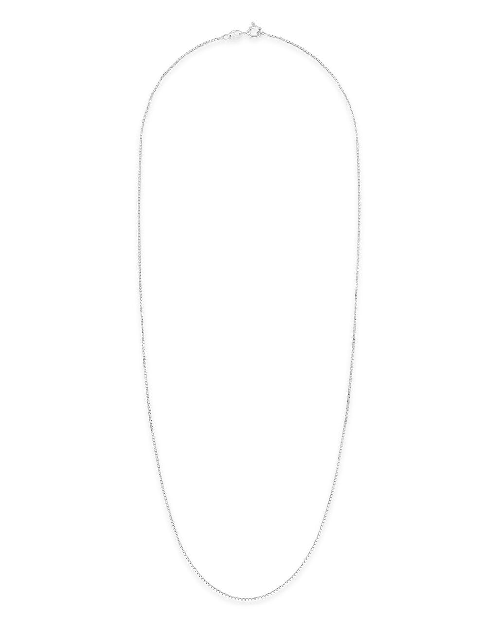 Men's Sterling Silver Venetian Chain Necklace - 18