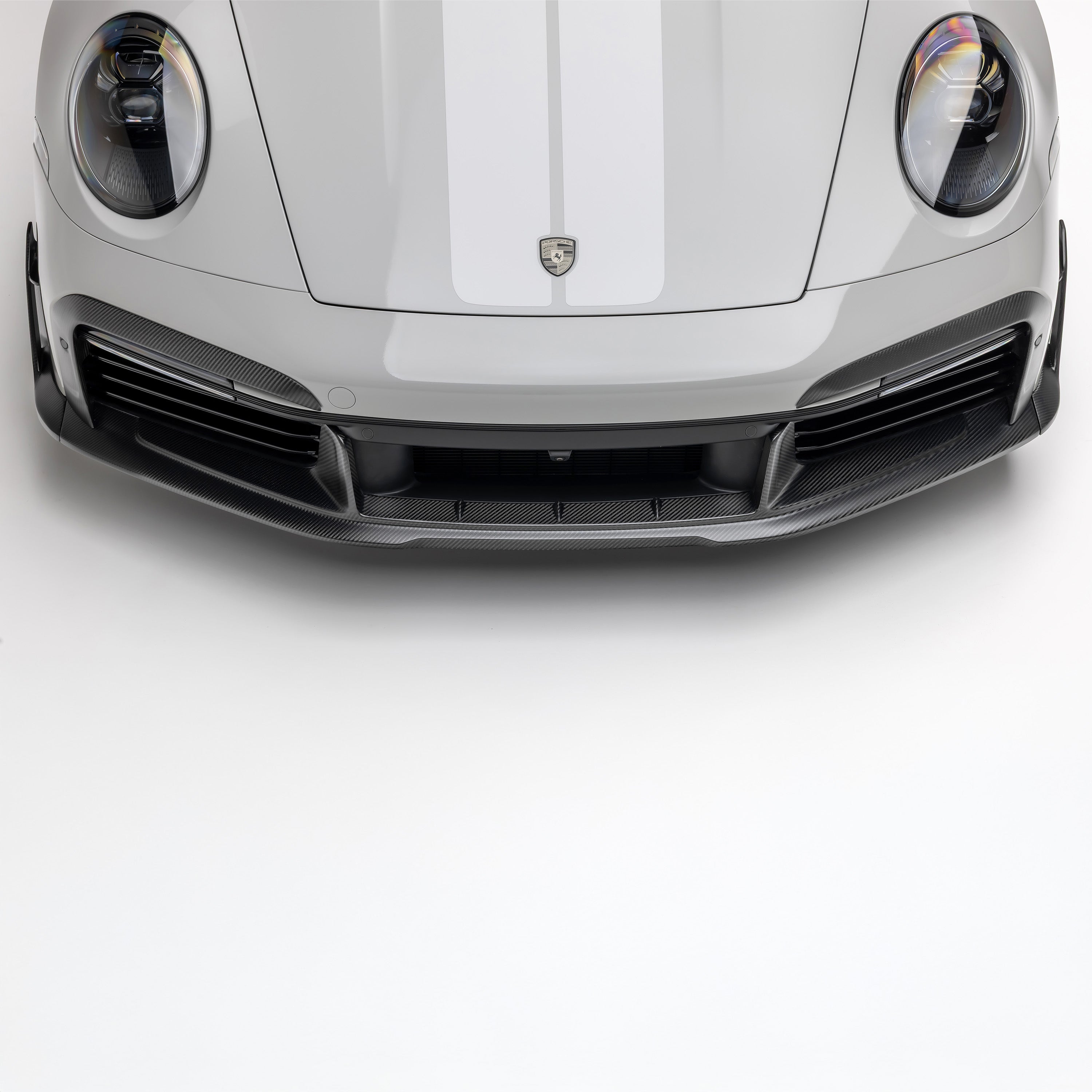 Porsche 992 Turbo S Aero Front Intake Trim - High Performance Carbon Fiber Air Intake Cover for Porsche 911 (2019-2023) | Enhances Engine Cooling & Sporty Appearance | Perfect for Racing & Car Shows