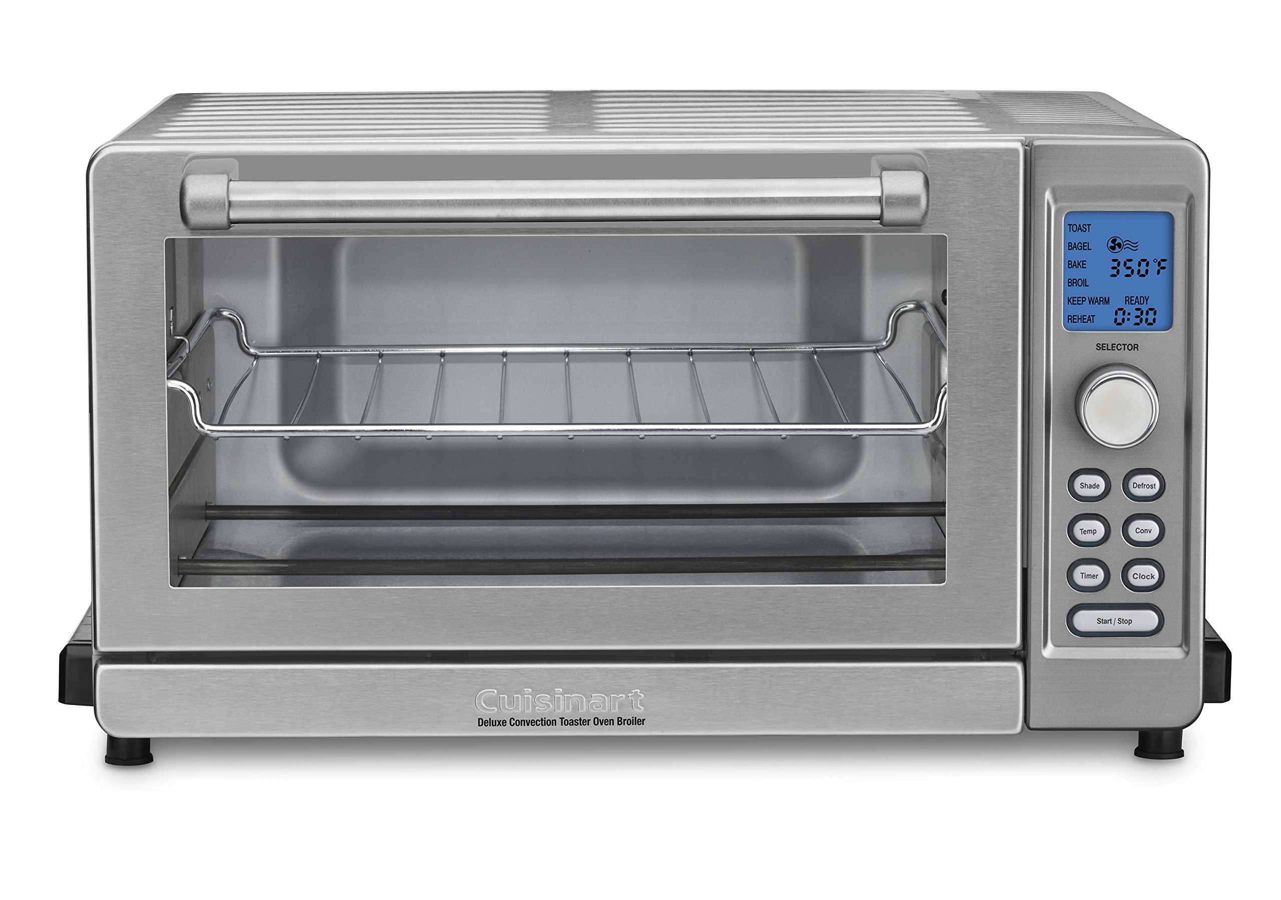Cuisinart Deluxe Convection Toaster Oven Broiler with Baking Pan - Brushed Stainless Steel Countertop Oven for Baking, Roasting & Broiling - Perfect for Small Kitchens, Dorms & Apartments