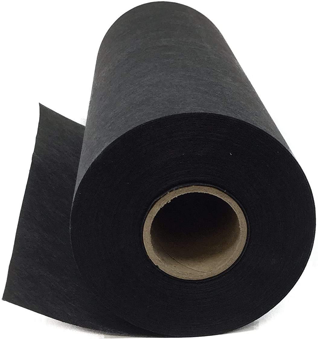 HYNY 3.5oz Black Cut Away Embroidery Stabilizer Backing Paper Roll - 36x55yds (165ft) for Machine Embroidery | Perfect for T-Shirts, Hats & Fabric Projects