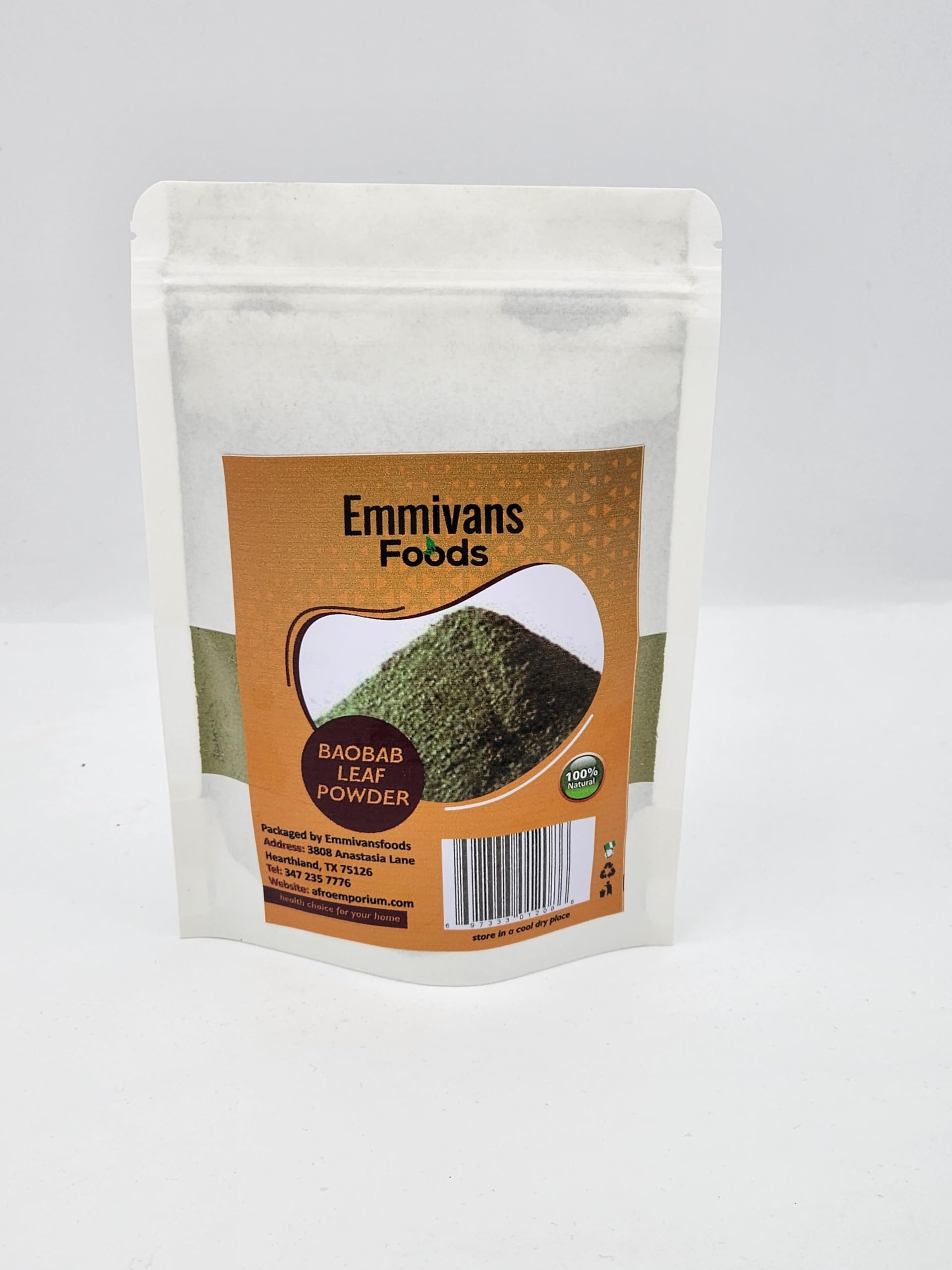 Organic Baobab Kuka Leaf Powder 5oz - Superfood for Smoothies, Baking & Natural Skincare | Rich in Antioxidants & Vitamin C | USDA Certified