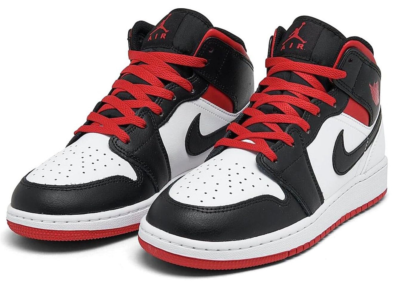 Nike Air Jordan 1 Mid GS Boys Basketball Shoes - Comfortable Sneakers for Kids & Youth - Perfect for School, Sports, and Casual Wear