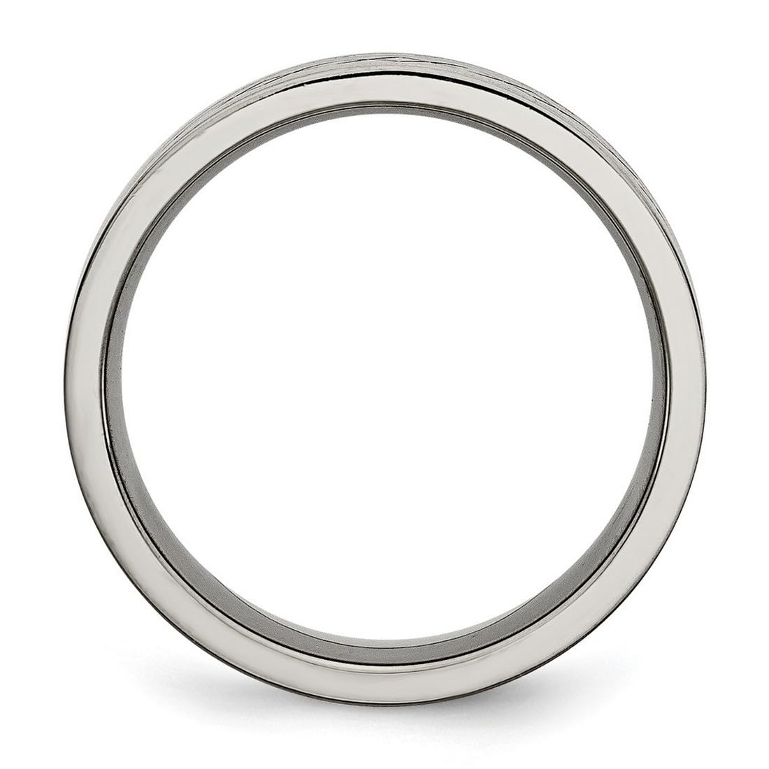 Titanium Religious Cross Flat Satin Band Ring for Women & Men - Faith Jewelry in Multiple Sizes | Perfect for Daily Wear, Gifts & Spiritual Occasions