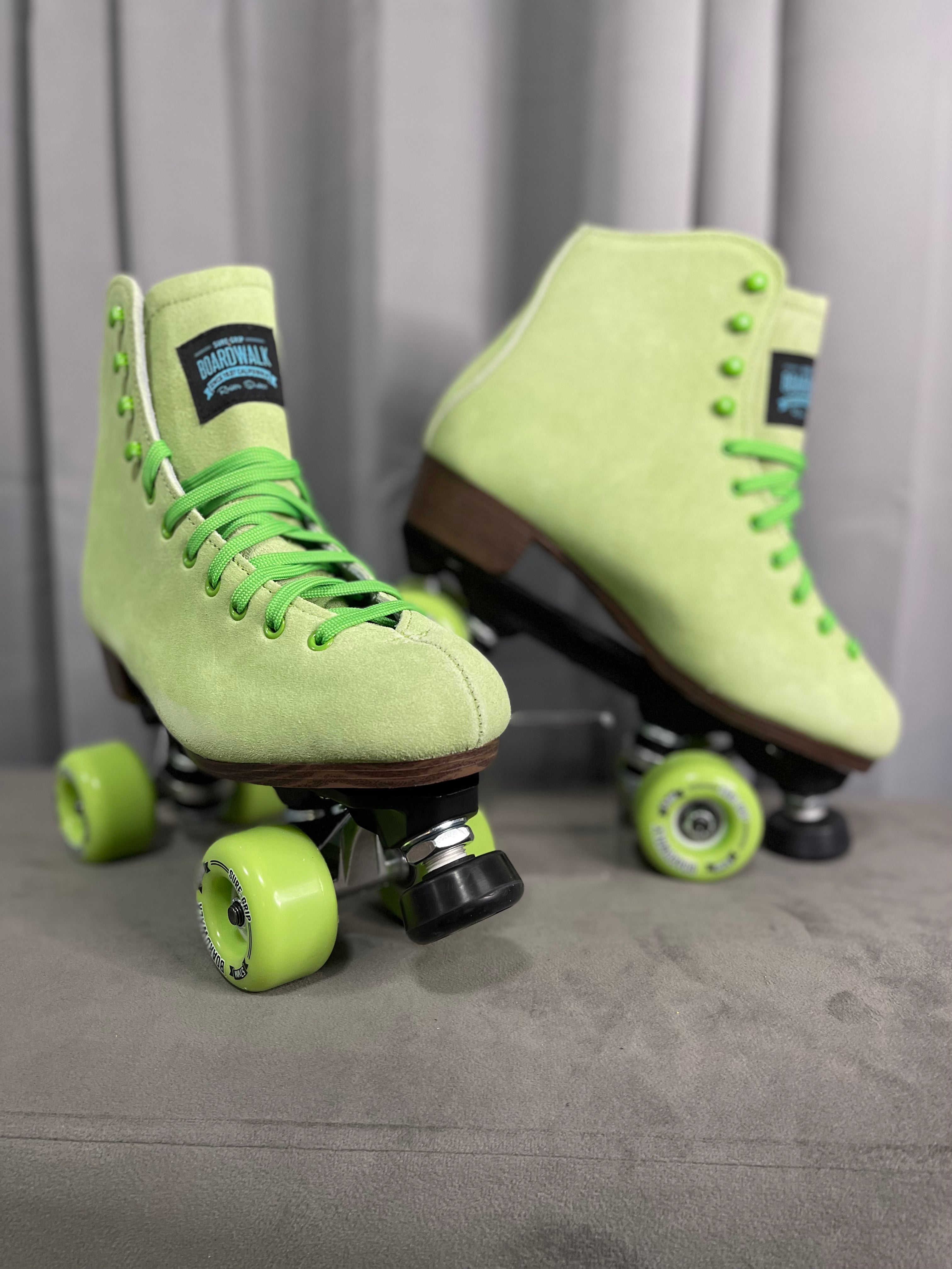Sure Grip Boardwalk Roller Skates for Women & Men - Outdoor & Indoor Quad Skates with Lightweight Aluminum Plate - Perfect for Rinks, Parks, and Roller Derby