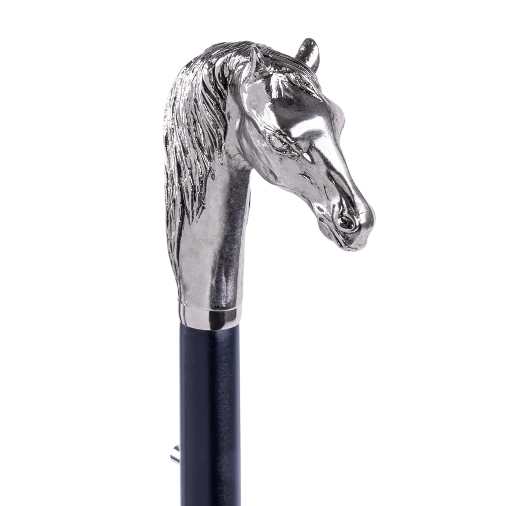 Premium FootFitter Deluxe Long Shoe Horn with Nickel Plated Handle - Italian-Made Shoe Protector for Easy Dressing & Comfort - Perfect for Dress Shoes, Boots & Seniors with Mobility Needs