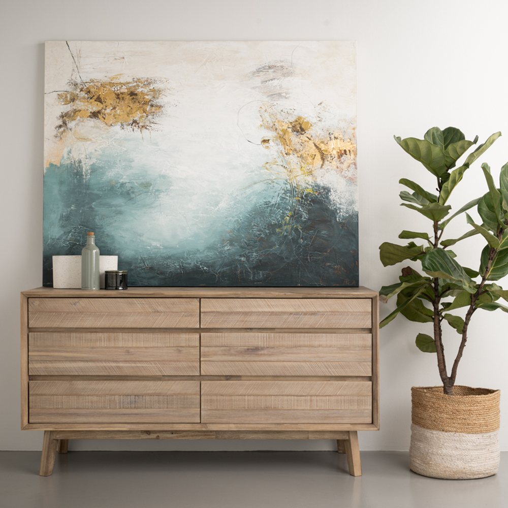 Maxim 5-Drawer Dresser for Bedroom - Wooden Chest of Drawers with Smooth Gliding, Modern Storage Organizer for Clothes, Bedding & Accessories | Perfect for Home, Office & Dorm Room Organization