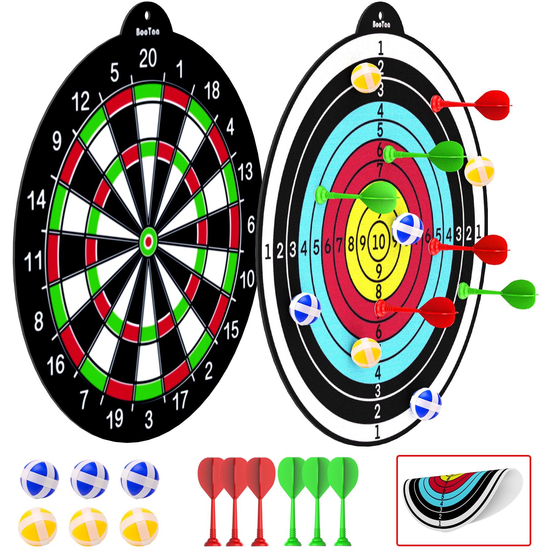 BooTaa 2 Pack Action Target Games for Outdoor Shooting Practice - Perfect for Backyard Training, Hunting, and Tactical Drills