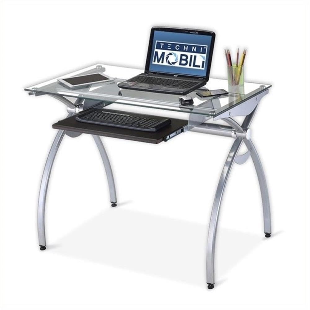 Home Square 2-Piece Office Set with Computer Desk and Ergonomic Chair - Perfect for Home Office, Remote Work & Small Spaces