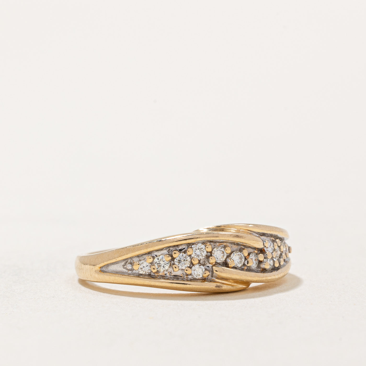 0.12ctw Diamond Cluster Ring for Women - Size 5.25 | Elegant Wedding, Engagement & Anniversary Jewelry Gift | Perfect for Bridal, Party & Special Occasions