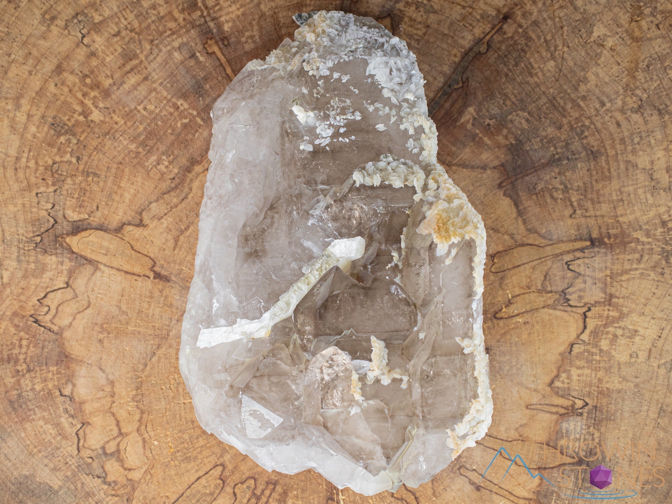 Natural Raw Hiddenite Quartz Crystal Specimen - Large Healing Stones, Mineral Collection for Home Decor, Unique Spiritual Gift (41889) - Perfect for Meditation, Reiki & Crystal Healing