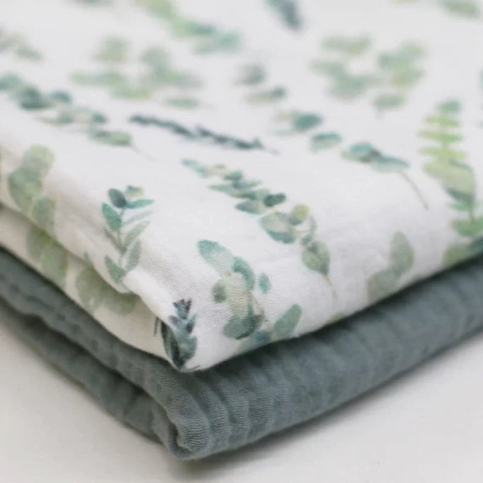 Organic Eucalyptus Plant in Double Gauze Fabric - Perfect for Home Decor, Aromatherapy, and DIY Crafts