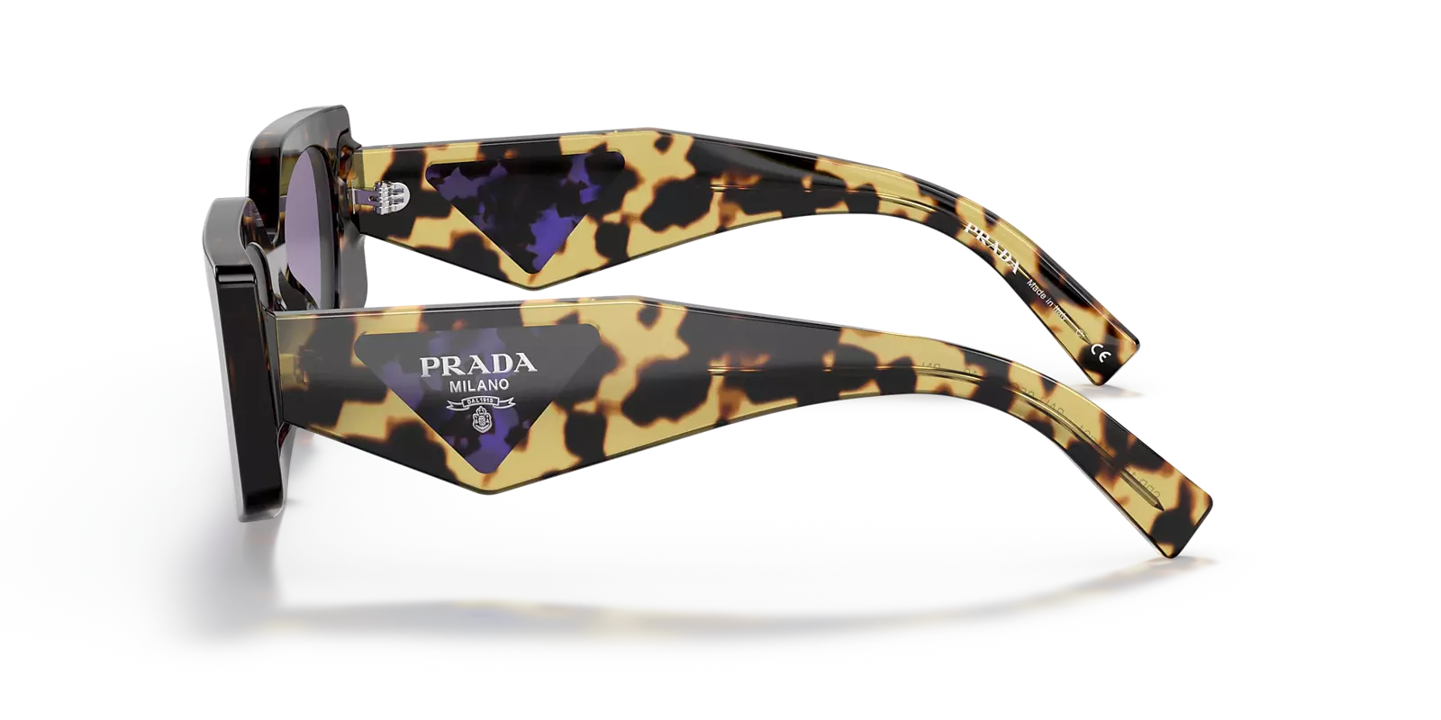 Prada PR15YS Tortoise Sunglasses for Women - Classic Designer Shades for Fashion & Sun Protection | Perfect for Beach, Driving & Outdoor Activities