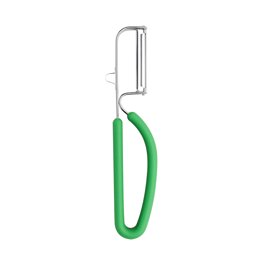 Dual-Sided Scalper Blade Peeler - Professional Stainless Steel Vegetable & Fruit Peeler for Kitchen, Cooking & Food Prep - Perfect for Peeling Potatoes, Apples & Carrots