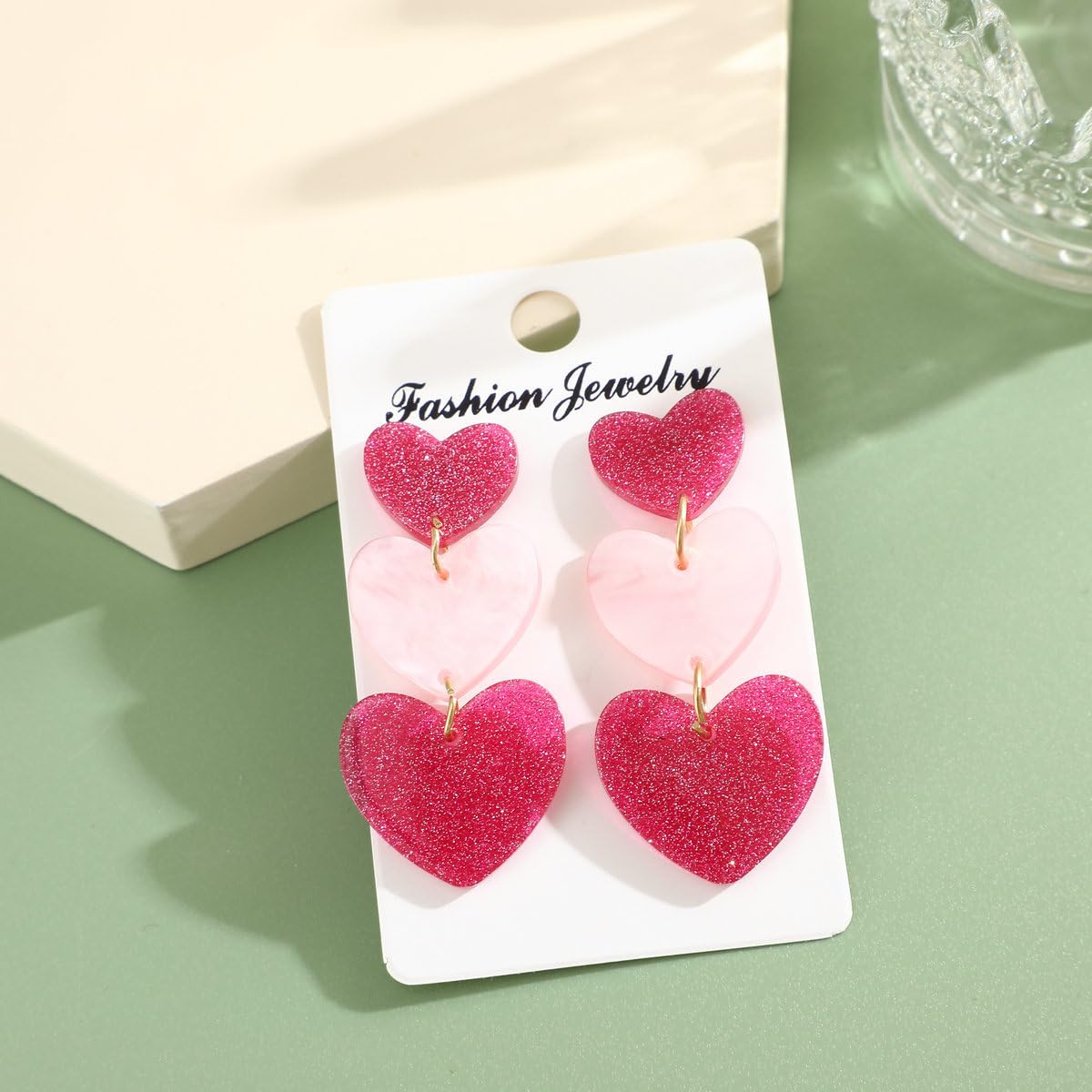 Shining Diva Fashion Latest Stylish Western Earrings for Women & Girls - Trendy Pink Boho Earrings (15843er) | Perfect for Parties, Weddings & Everyday Wear