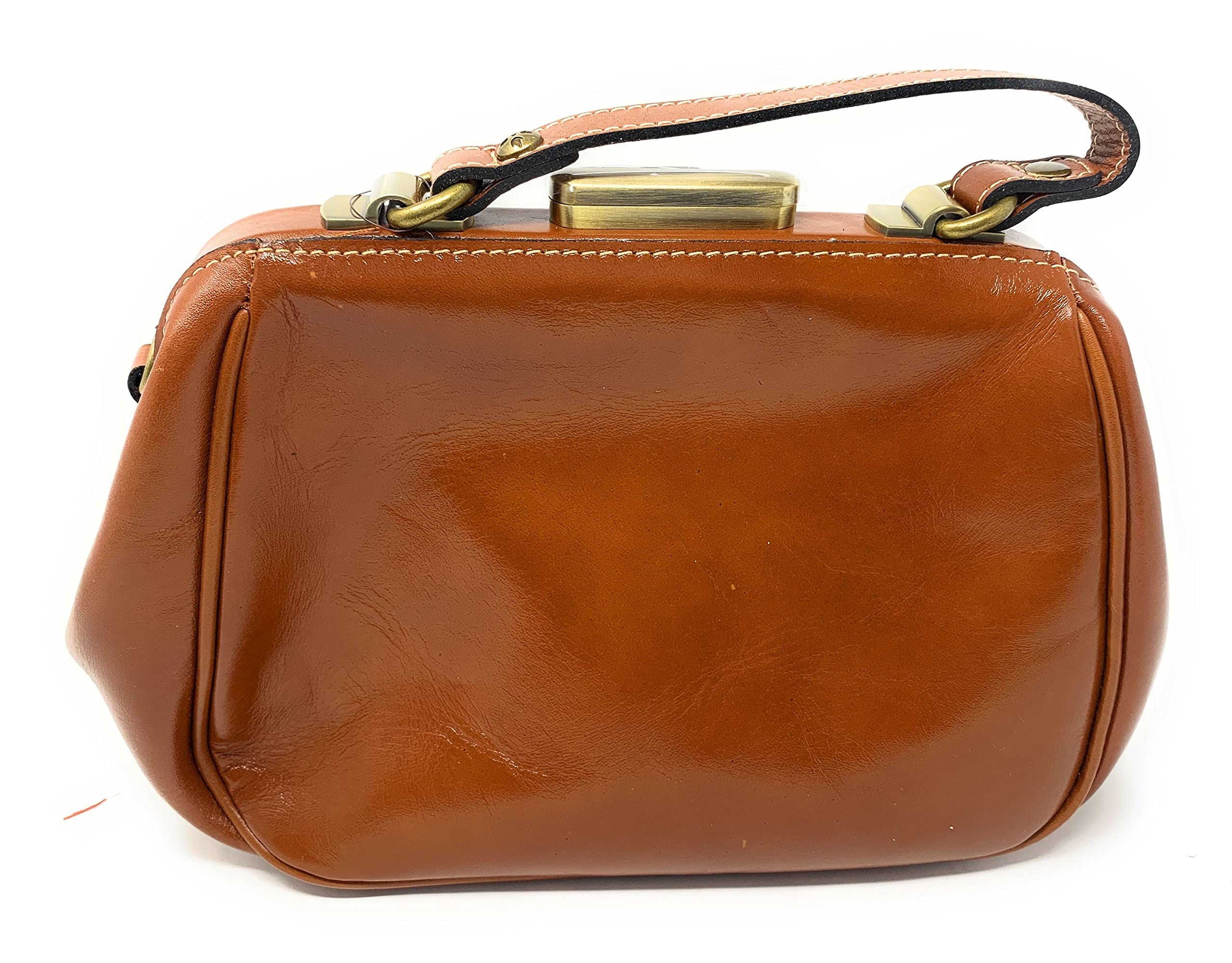 Patricia Nash Gracchi Genuine Leather Satchel Handbag for Women - Stylish Crossbody Purse for Work, Travel & Everyday Use