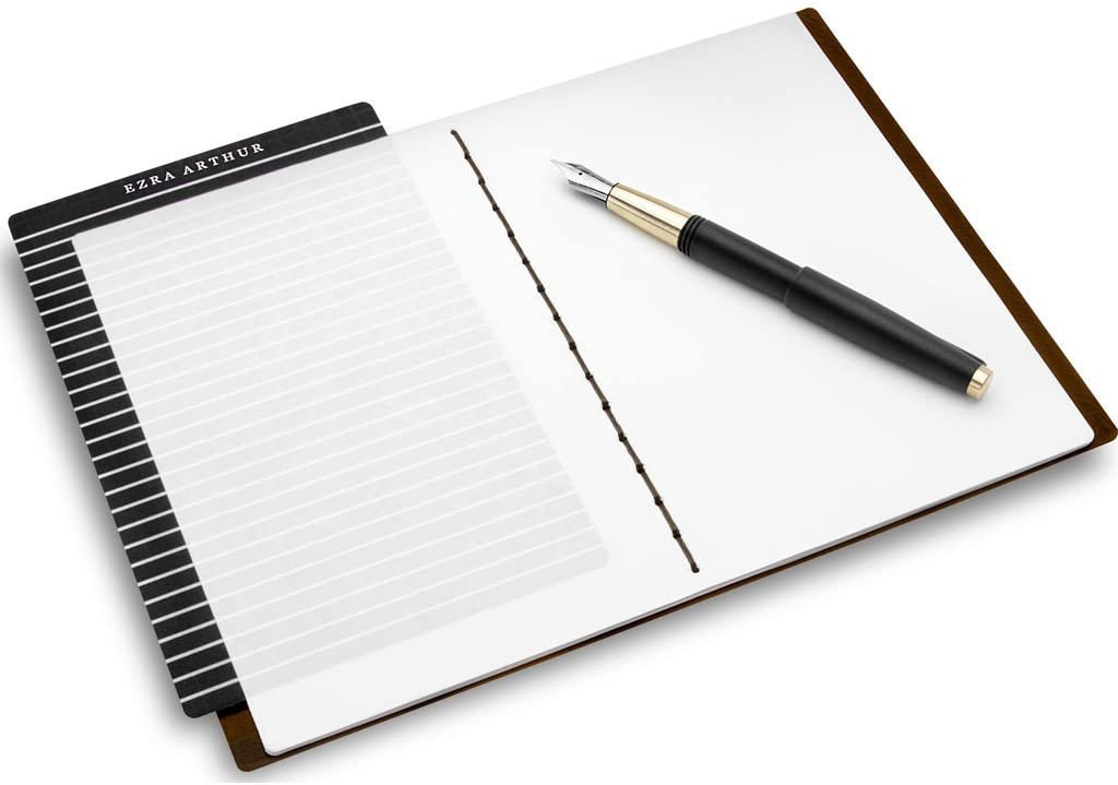 Ezra Arthur Small Notebook - Premium Malbec Leather Journal for Writing, Notes & Sketches | Perfect for Travel, Work & Daily Planning