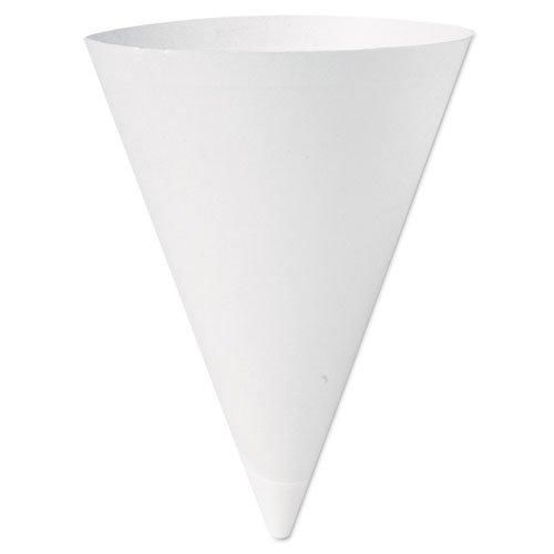 SOLO Eco-Forward Paper Cone Water Cups - 100% Compostable, 16oz Disposable Drinking Cups for Parties, Picnics & Outdoor Events - Sustainable Alternative to Plastic Cups (Pack of 50)