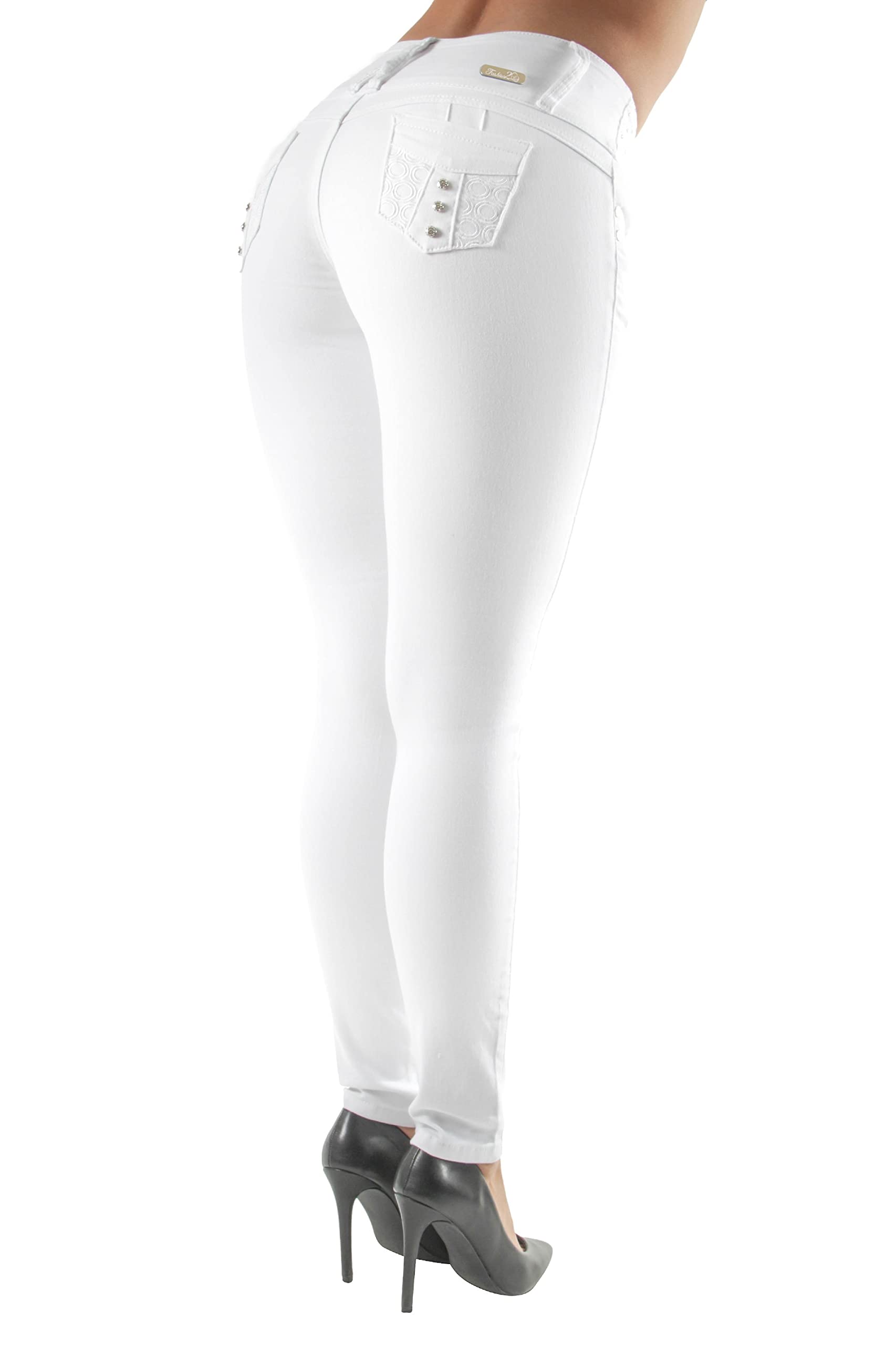Women's Butt Lifting Push Up Skinny Jeans - High Waisted Stretch Denim Pants for Women | Slimming & Comfortable Fit | Perfect for Night Out, Date Night & Casual Wear