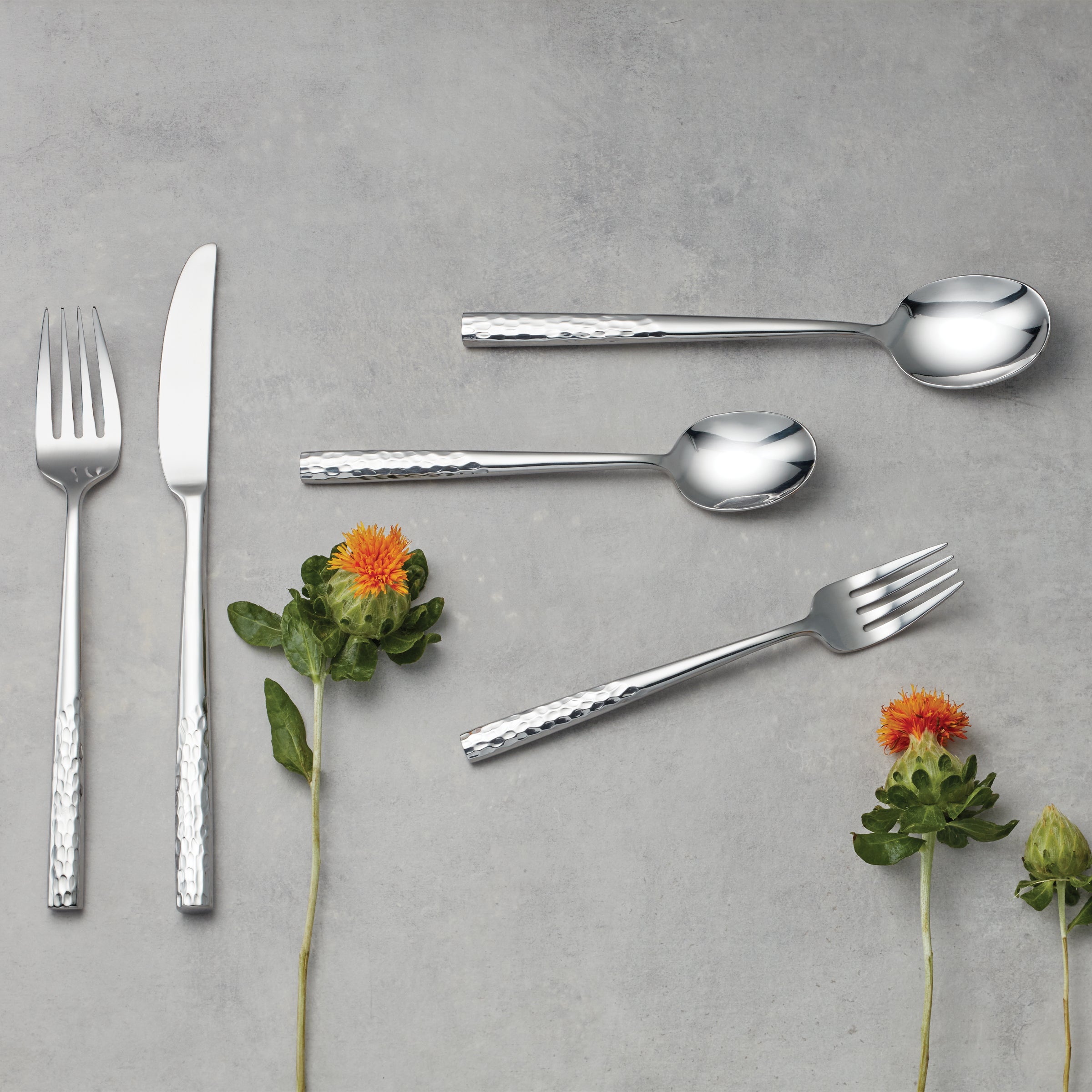20-Piece Mezze Flatware Set - Stainless Steel Silverware for Everyday Dining, Dinner Parties & Gifts - Elegant Cutlery Set for Home & Restaurant Use