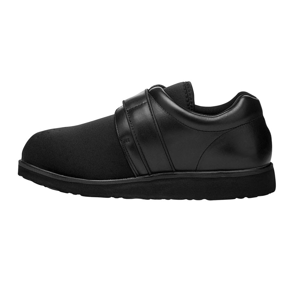 Propet Men's Pedwalker 3 Walking Sneakers - Comfortable Black Athletic Shoes for Walking, Hiking & Daily Wear