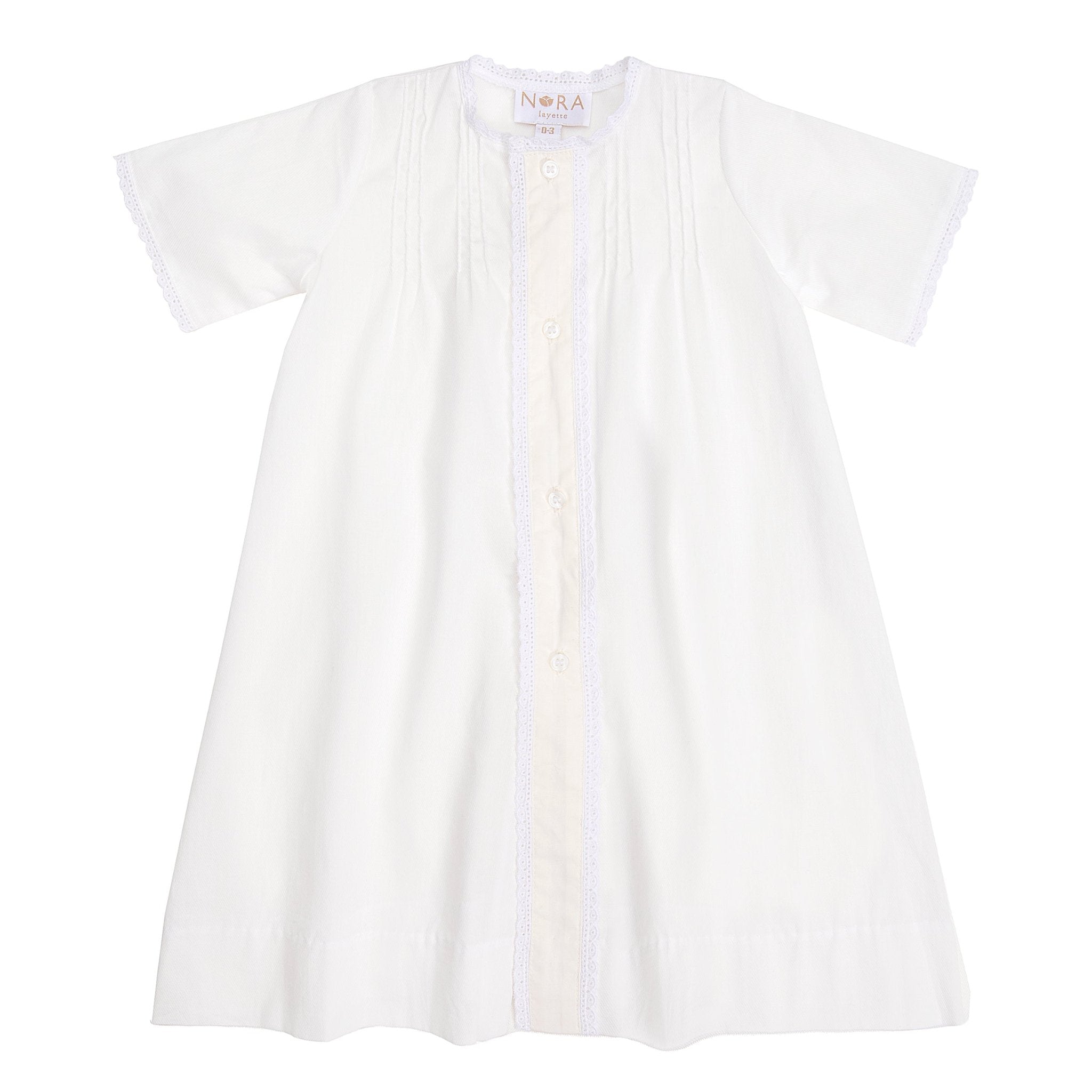 Soft Organic Cotton Baby Daygown - Comfortable Newborn Sleepwear & Outfit for Boys & Girls - Perfect for Nursery, Playtime & Photo Shoots