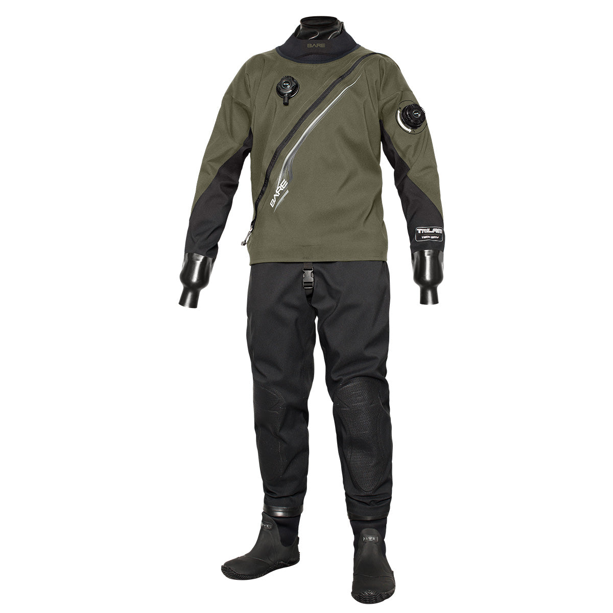 Bare Trilam Tech Dry Men's Drysuit - Premium Waterproof Scuba Diving Suit for Cold Water Adventures & Spearfishing