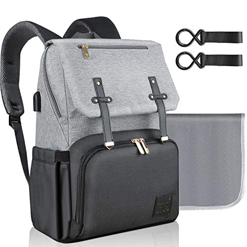 Ionlyou Waterproof Diaper Bag Backpack - Large Oxford Travel Baby Bag for Moms, Dads & Caregivers | Perfect for Daycare, Outings & Family Trips