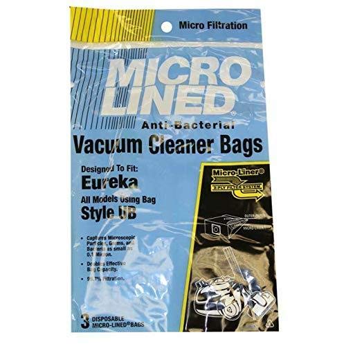 DVC Eureka Style UB 61240 Micro Allergen Vacuum Cleaner Bags (6-Pack) | Made in USA | Perfect for Dust Mites, Pet Hair & Allergy Relief | Ideal for Homes with Pets, Asthma Sufferers & Allergy Prevention