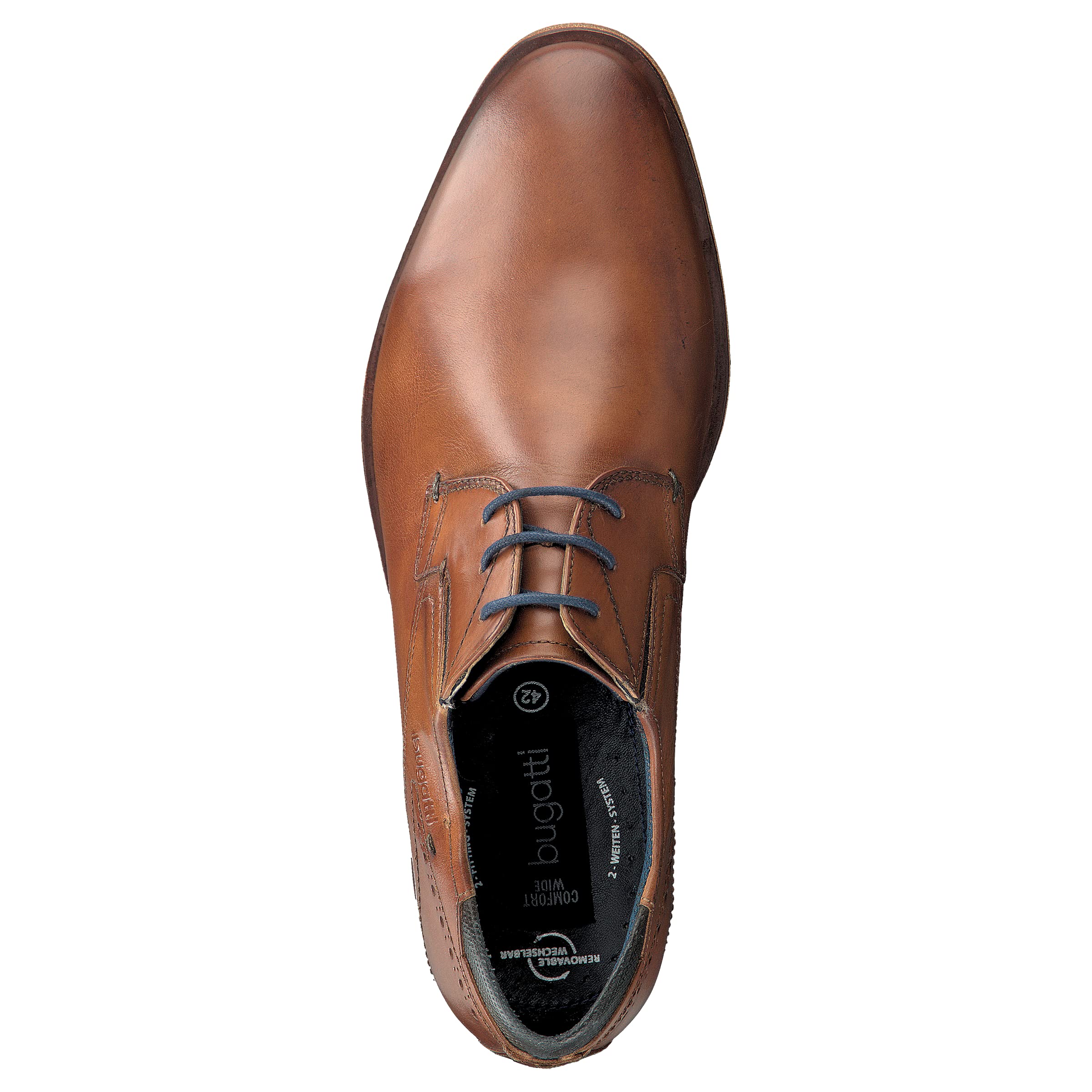 Bugatti Men's Classic Leather Derby Shoes - Elegant & Comfortable Dress Shoes for Business, Office & Formal Occasions