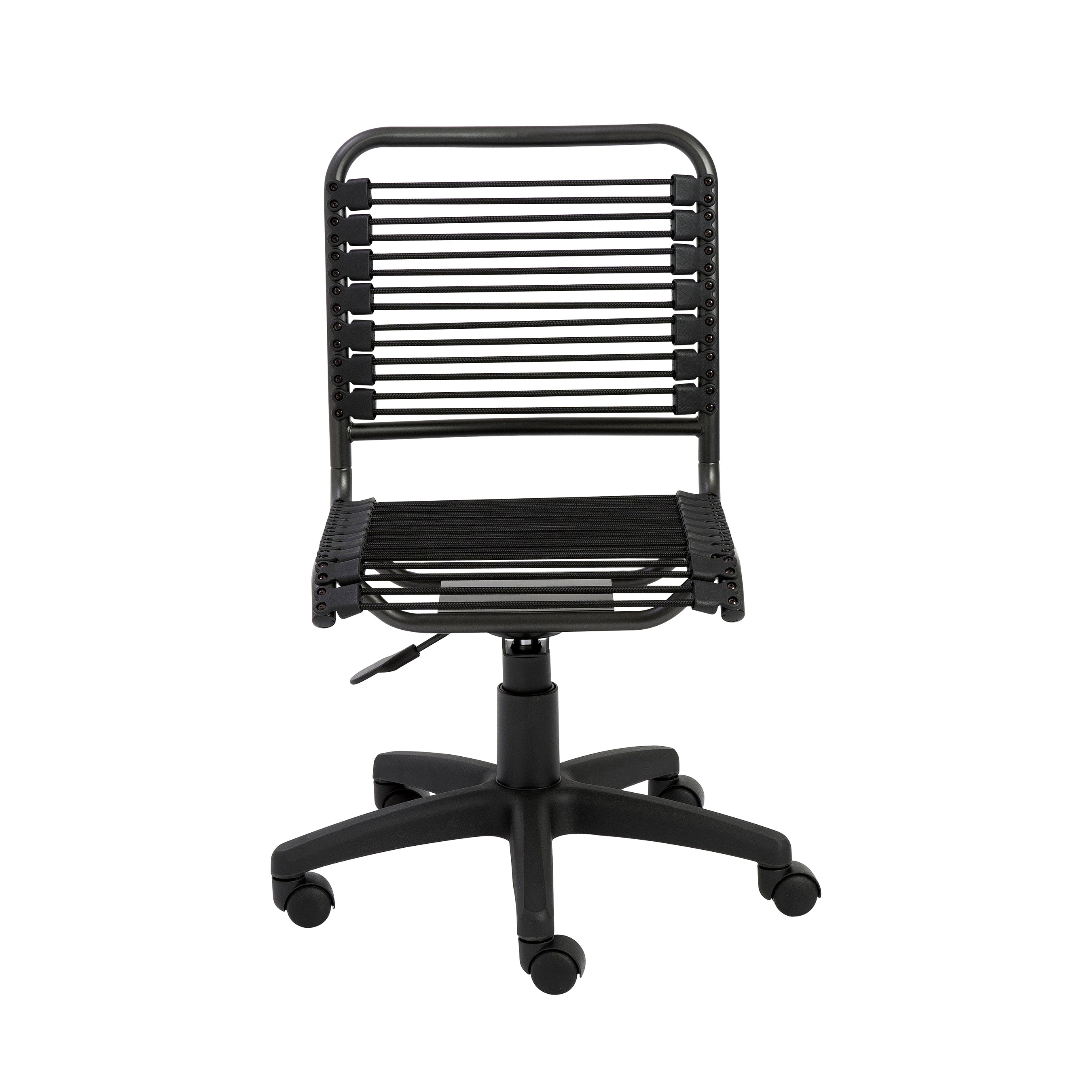 Bungie Low Back Office Chair - Black Mesh with Graphite Frame & Base - Ergonomic Desk Chair for Home & Office Workspace